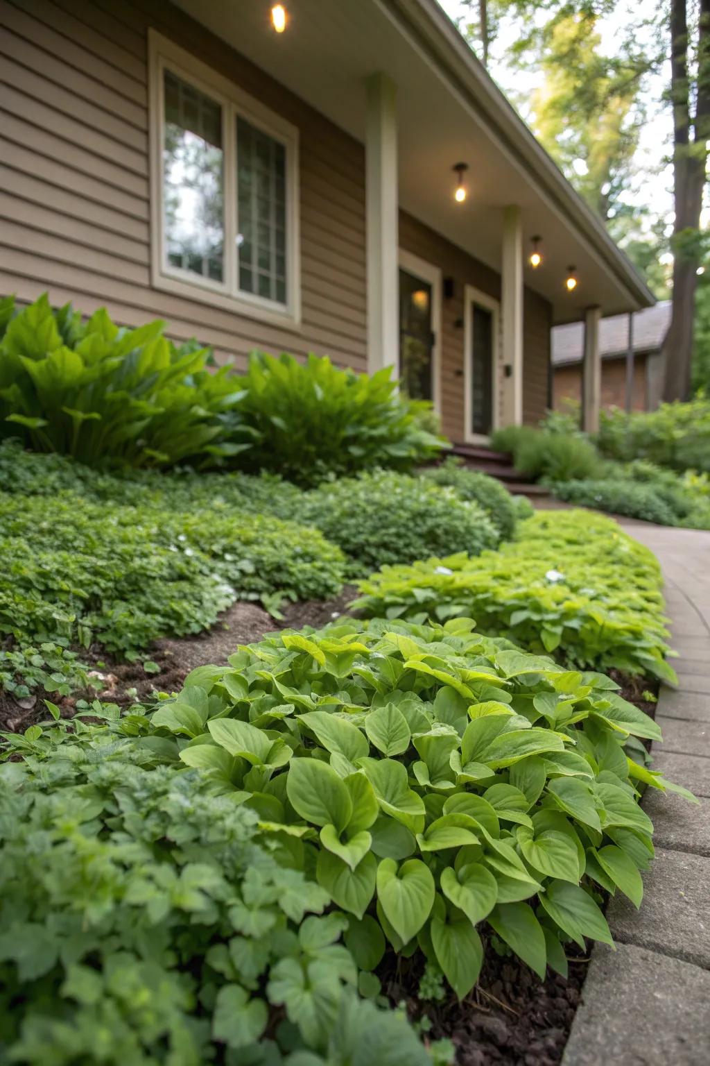 Ground covers offer both beauty and practicality.