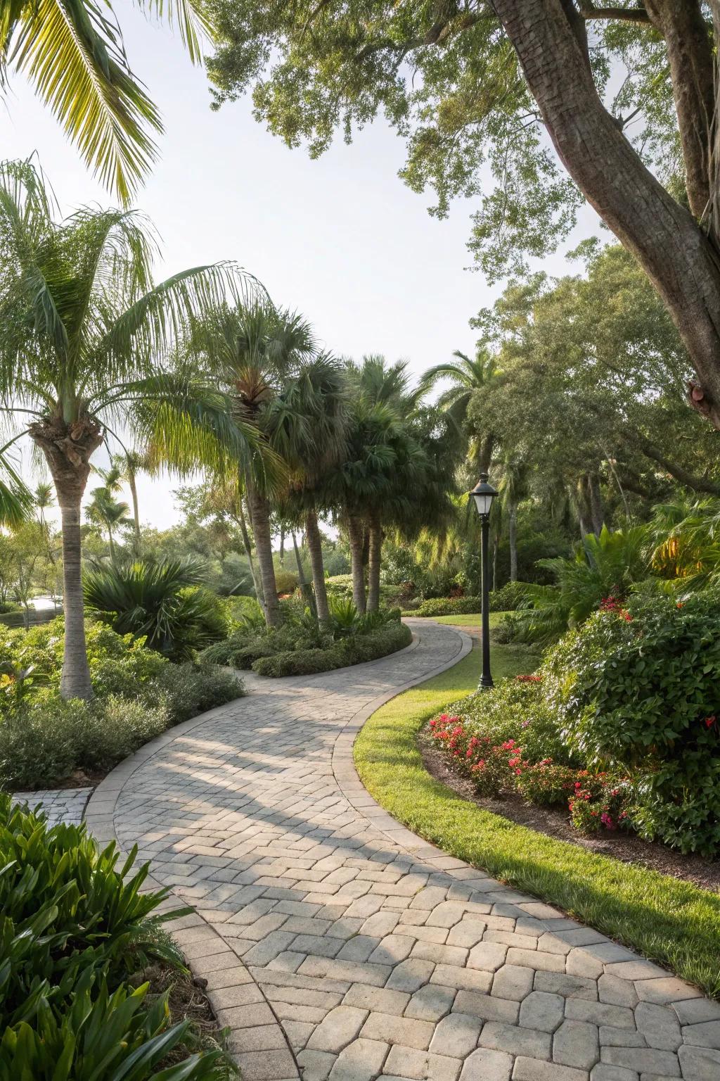 Inviting pathways add elegance and function.