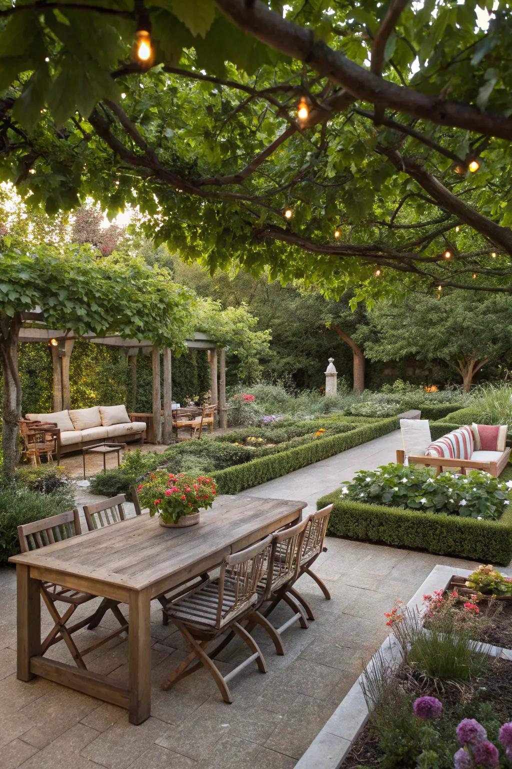 Zoned layouts optimize space and create functional areas.