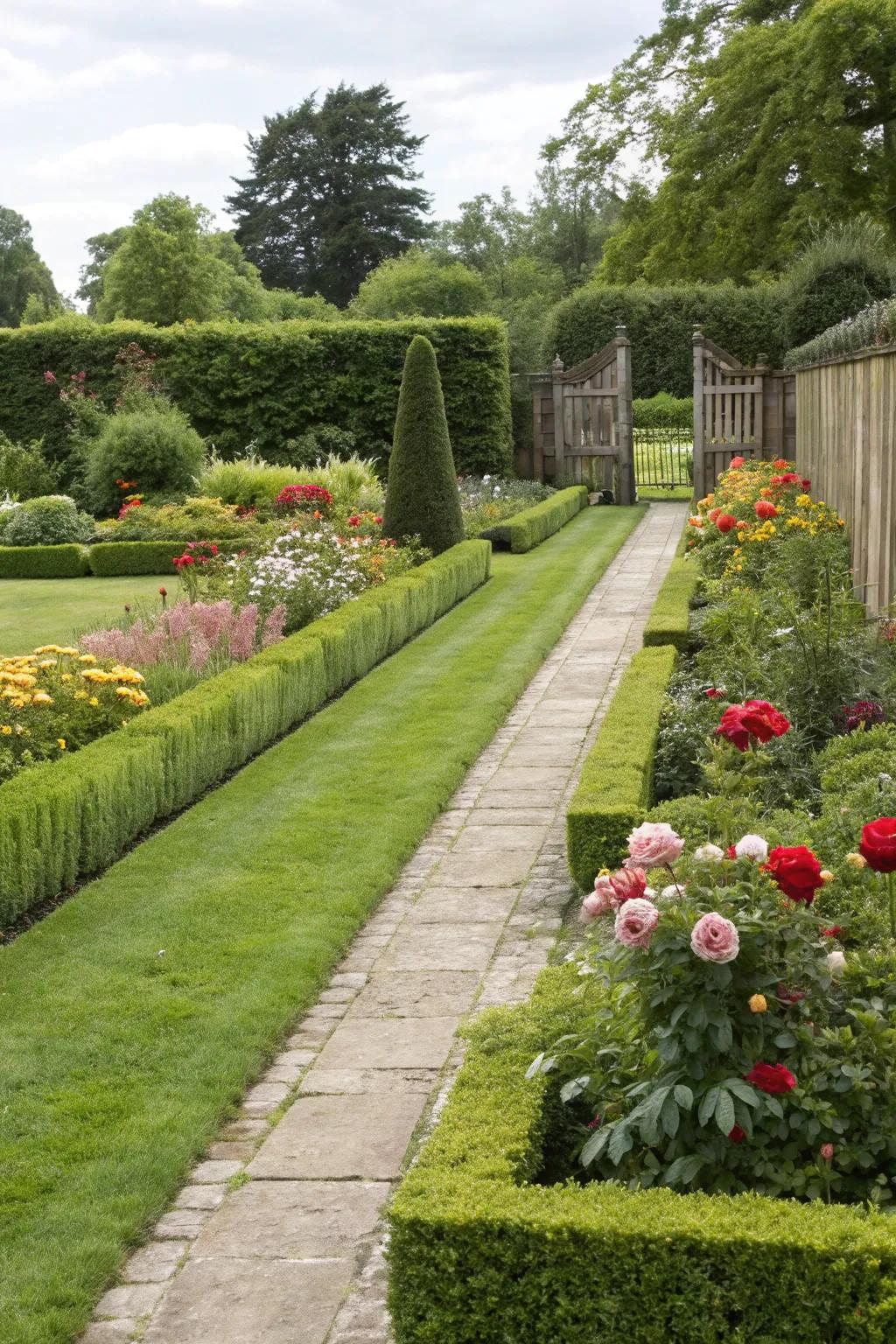 Clean lines for an effortlessly neat garden