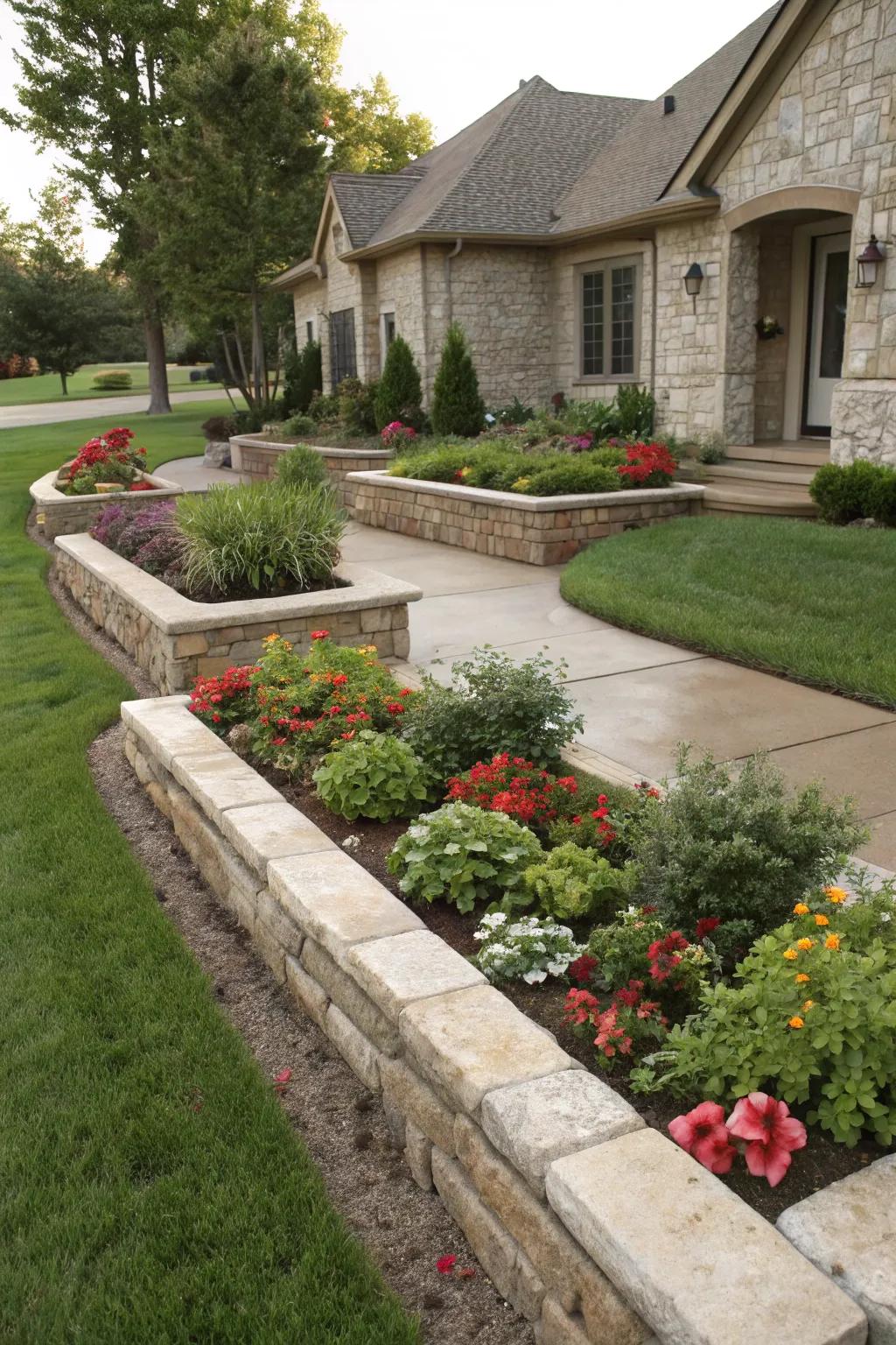 Edging keeps your garden organized and neat.