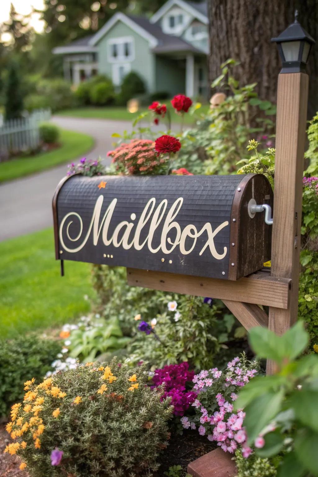 Introduce charm with whimsical script lettering.