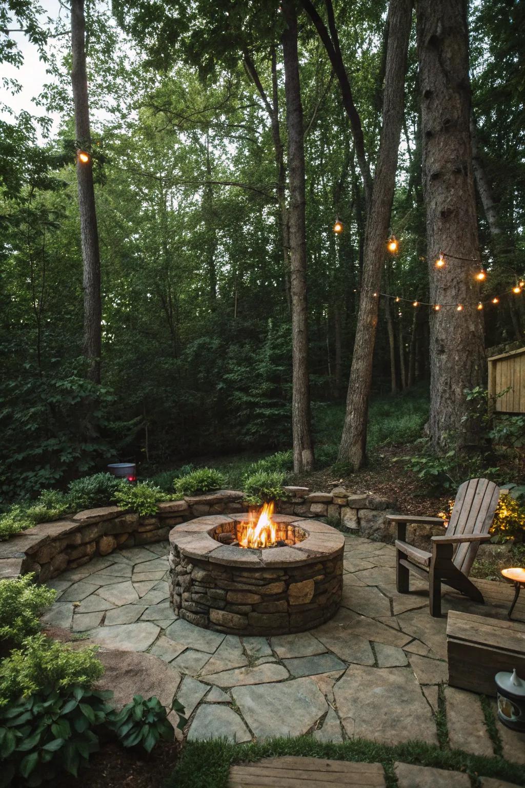 Rustic charm that invites warmth.