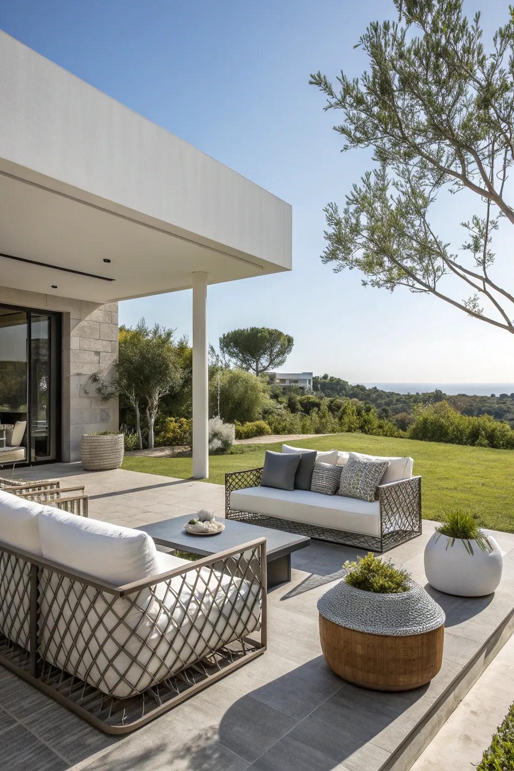 Modern decor transforms your space with contemporary charm.
