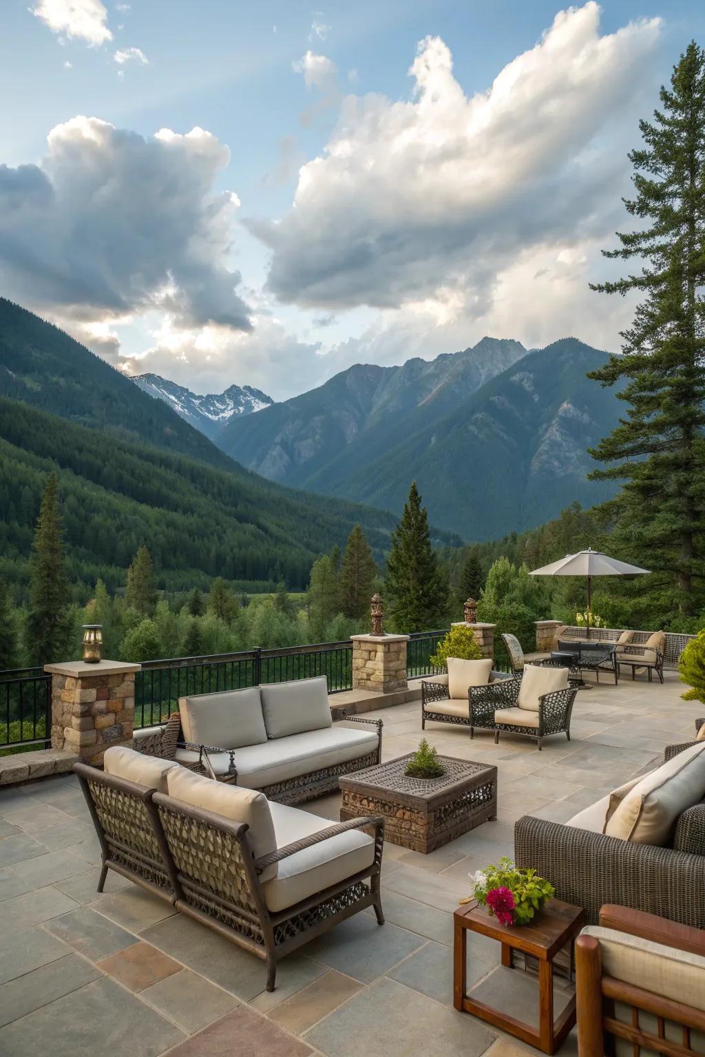Comfortable seating makes your patio the ultimate relaxation spot.