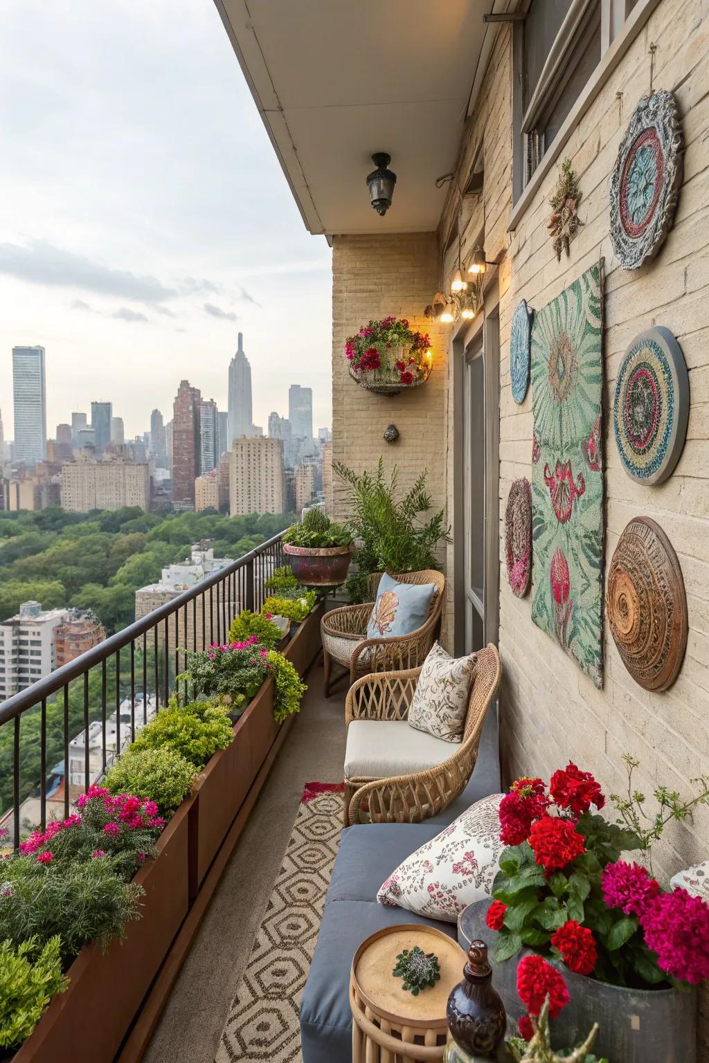 Personal touches make a NYC balcony uniquely yours.