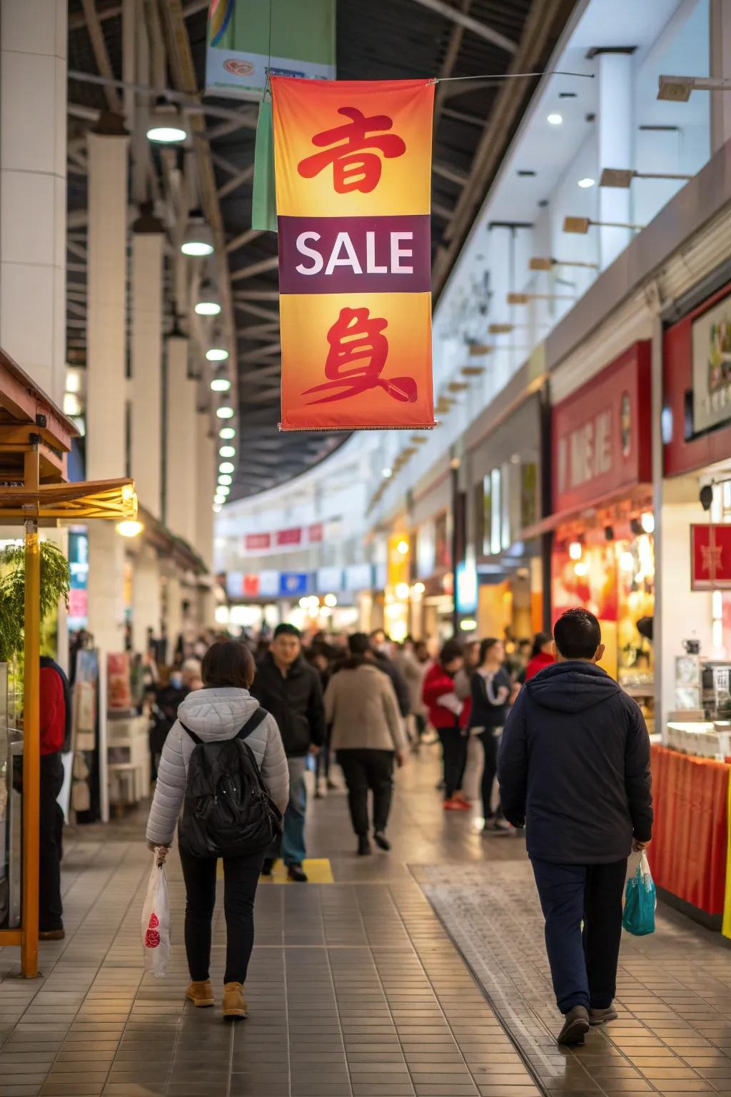 Drive sales with an attention-grabbing discount banner.