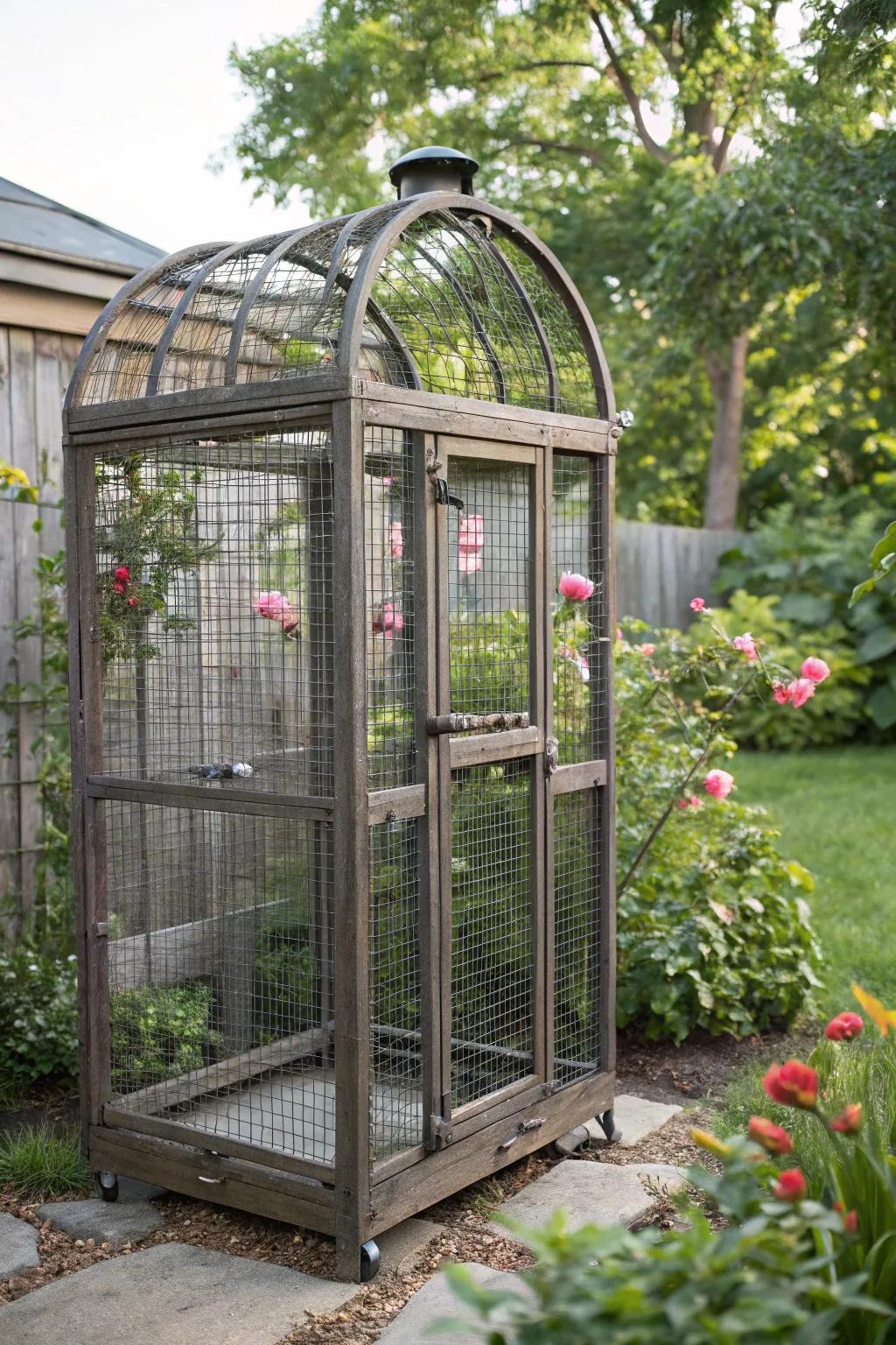Keep your feathered friends safe with a predator-proof enclosure.