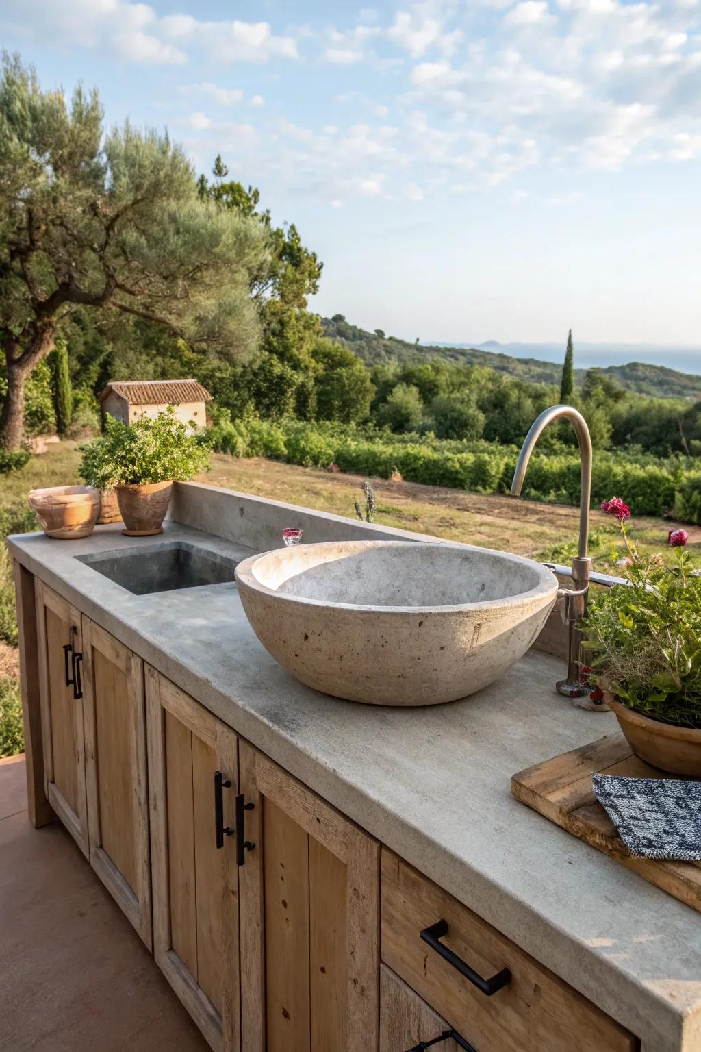 Large basins offer versatility and function