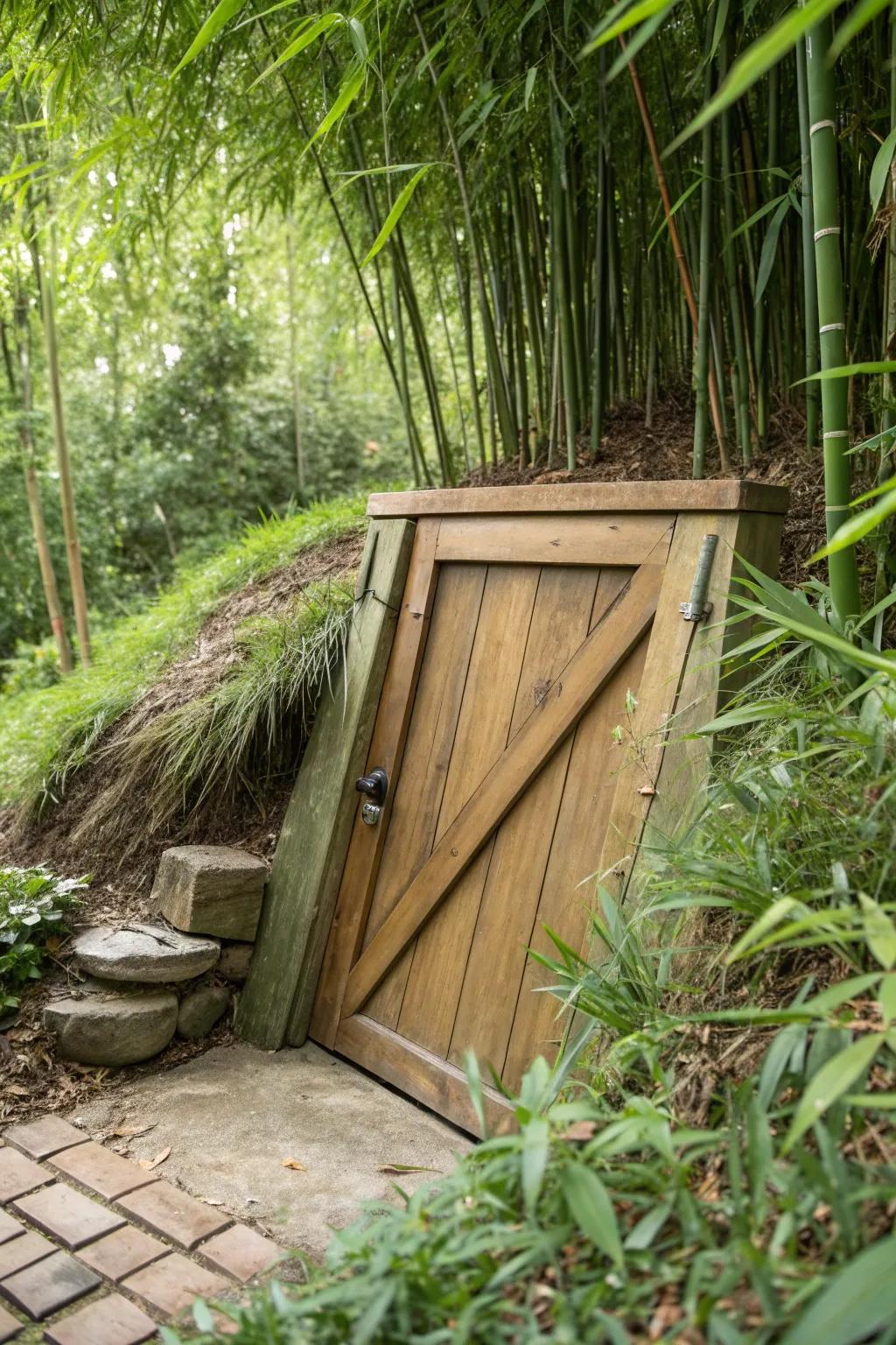 Go green with a beautiful and sustainable bamboo door.