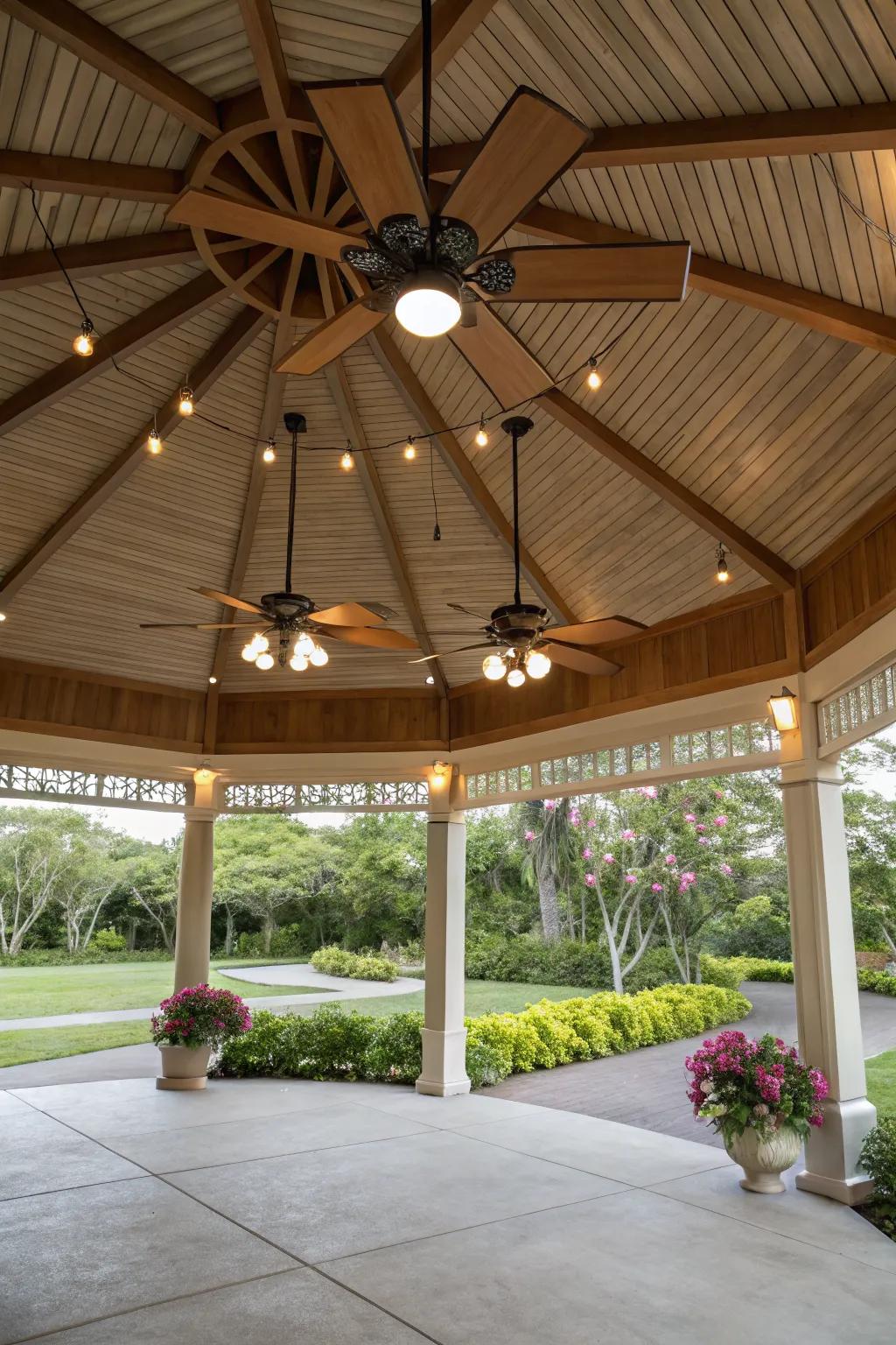 Ceiling fans with lights offer functionality and style.