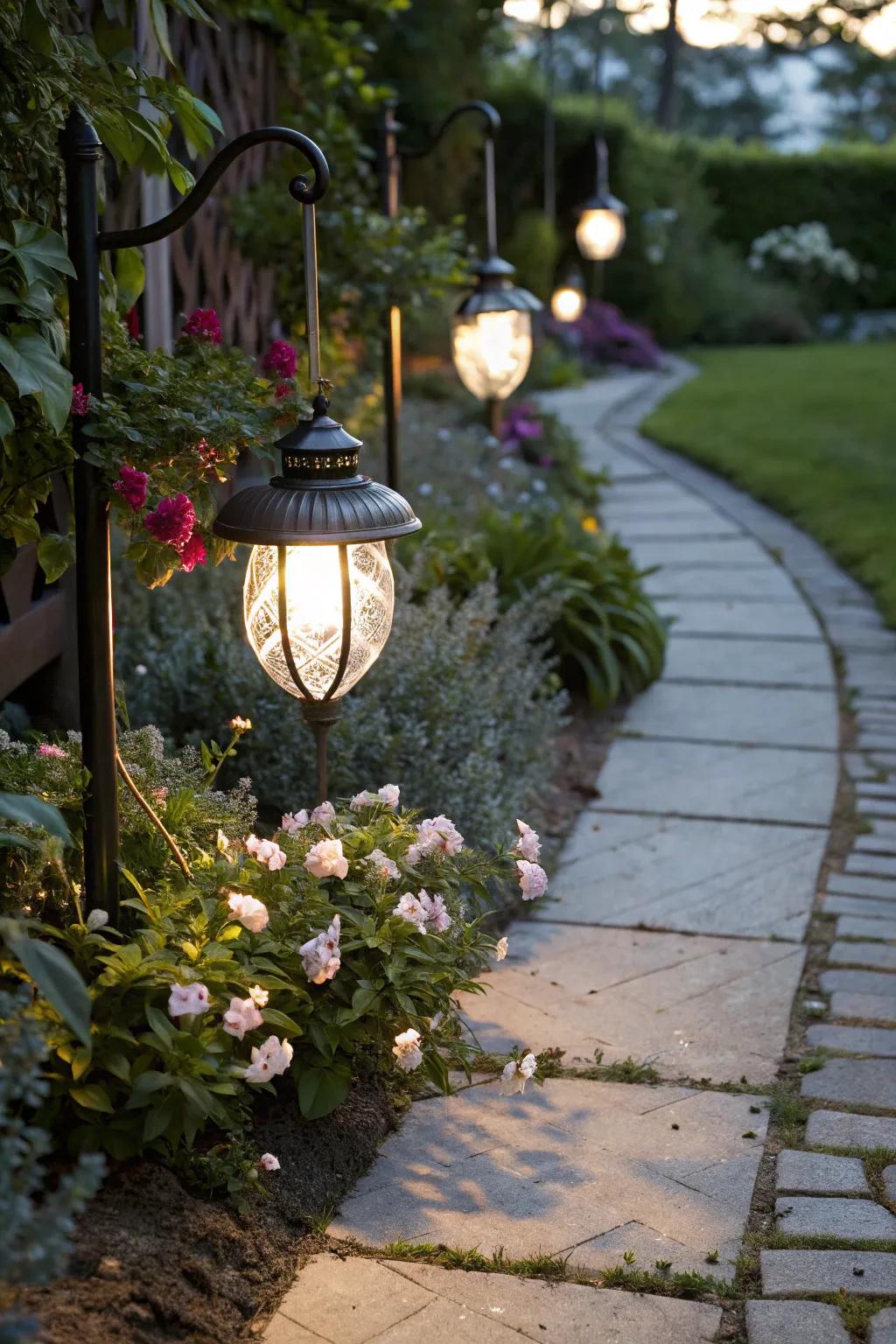 Light up sustainably with solar-powered pendants.