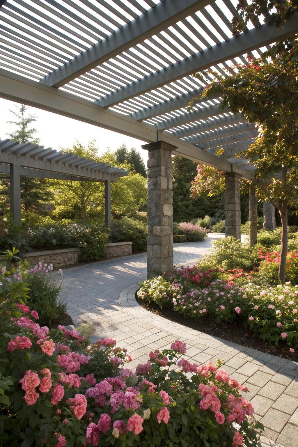 Louvered roofs let you control the light and shade with ease.