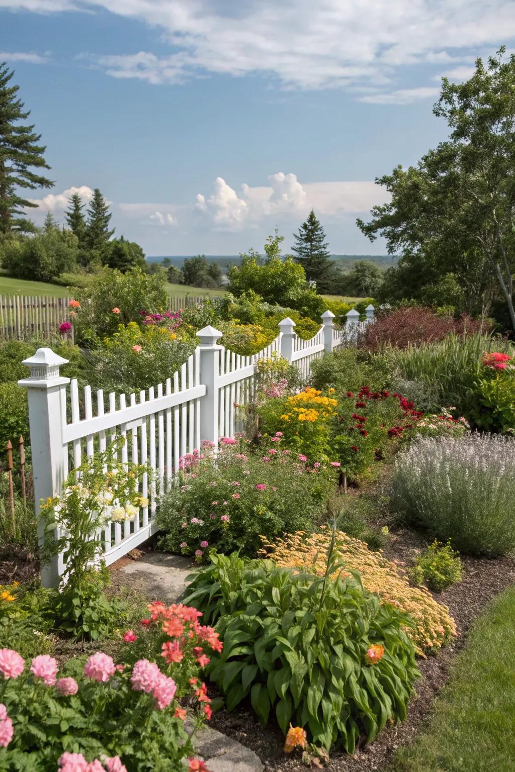 Mixed plantings offer a dynamic and colorful garden design.