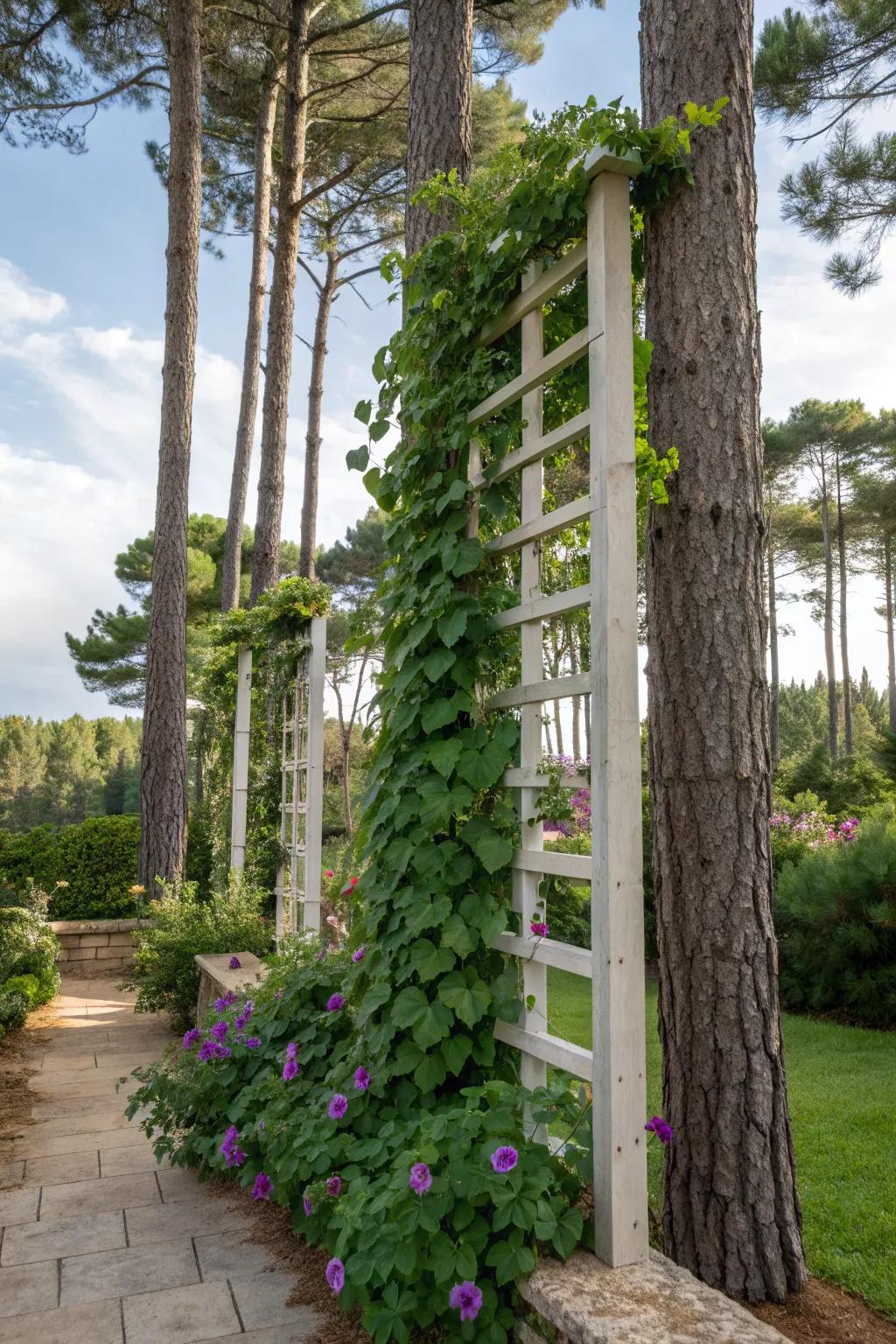 Vertical gardens bring lush greenery and dynamic height to your space.