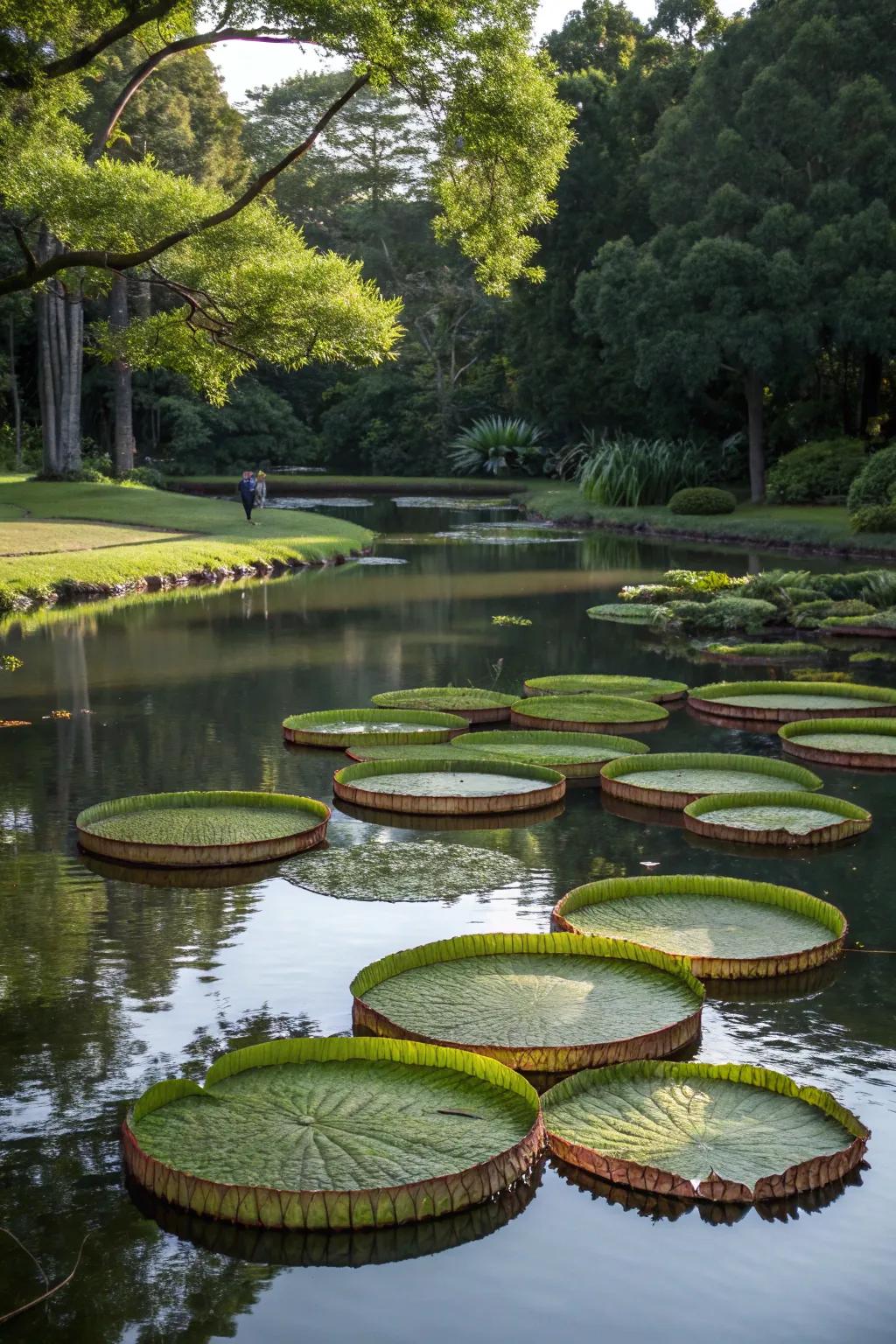 Floating islands bring a dynamic element to your pond.
