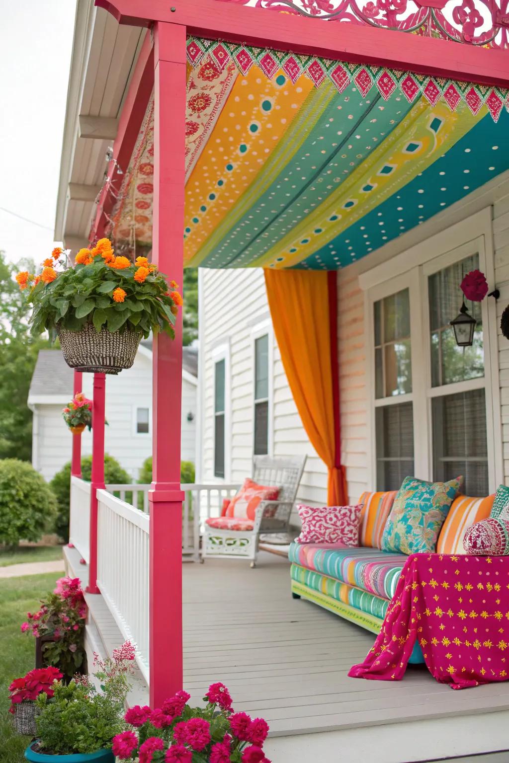 Color contrast that makes your porch stand out.
