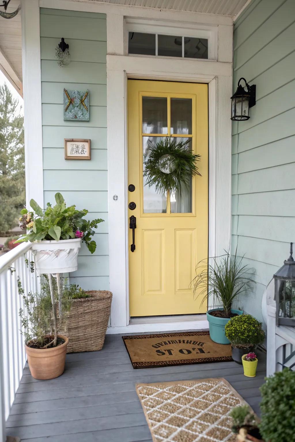 A budget-friendly porch makeover with fresh paint and simple decor.