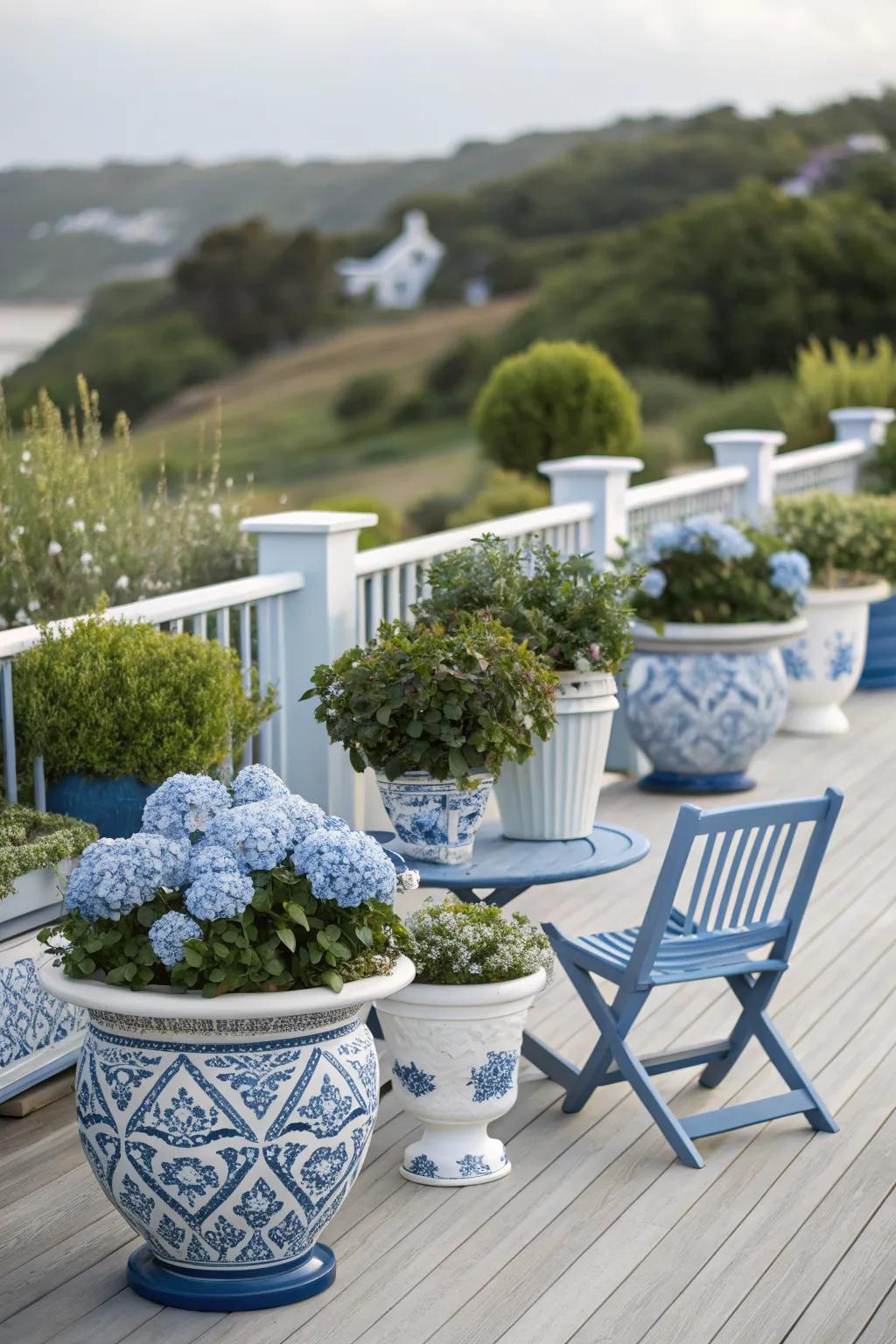 A cohesive color palette ties your deck's look together.