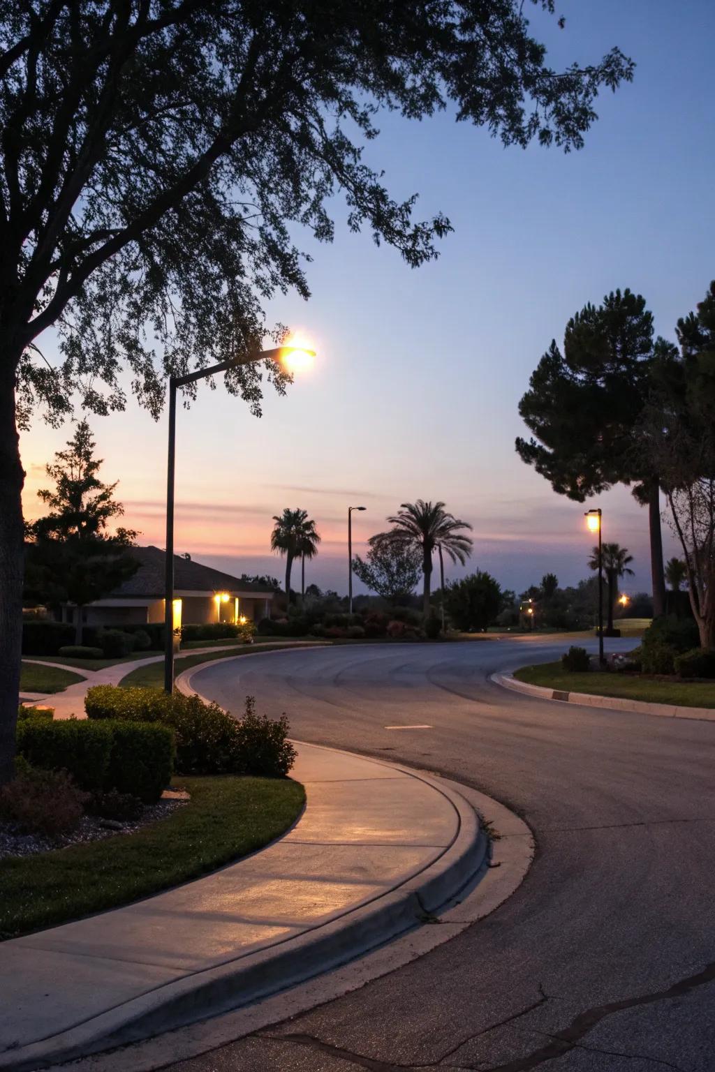Illuminate your roundabout with enchanting subtle lighting.
