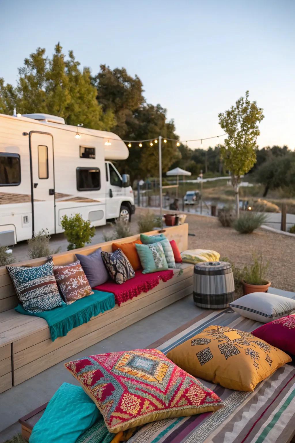 Personal touches add warmth and personality to your outdoor space.