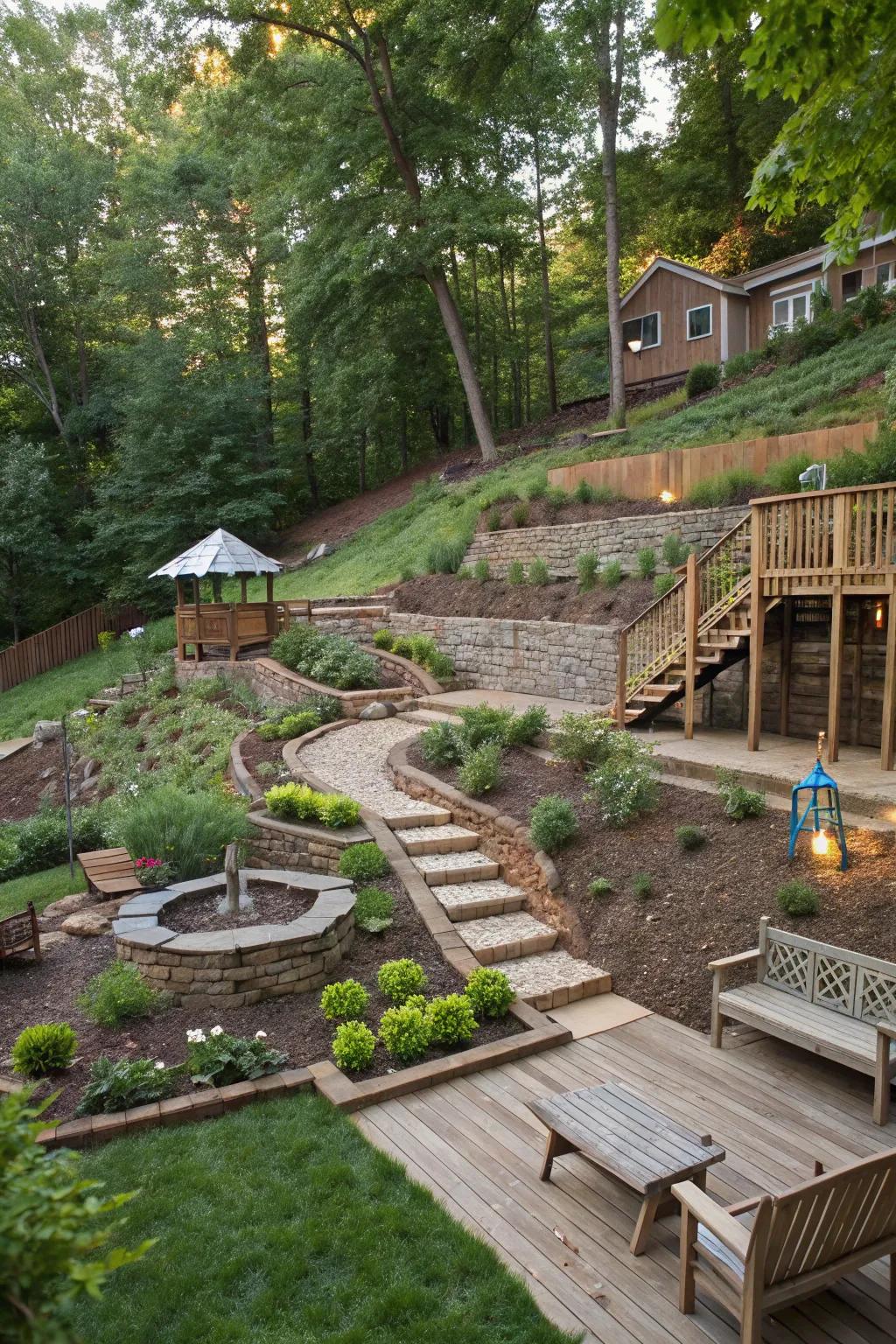 Multi-level designs offer diverse functionality.