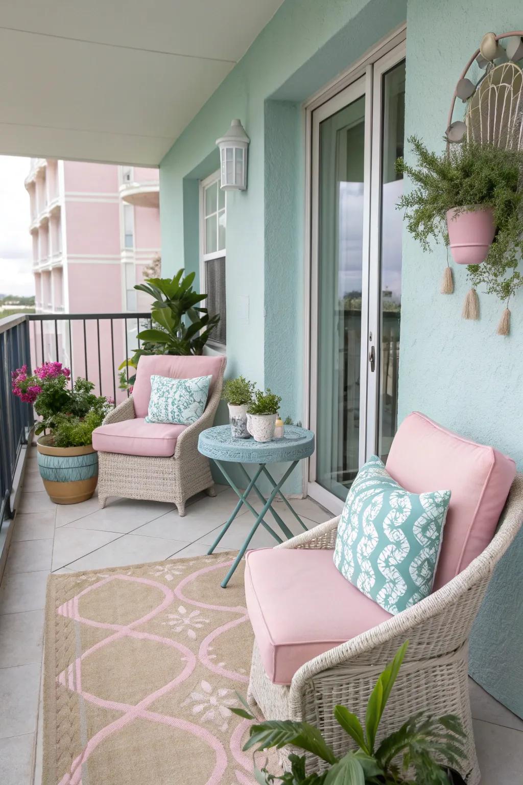 A cohesive color scheme brings harmony to your patio design.