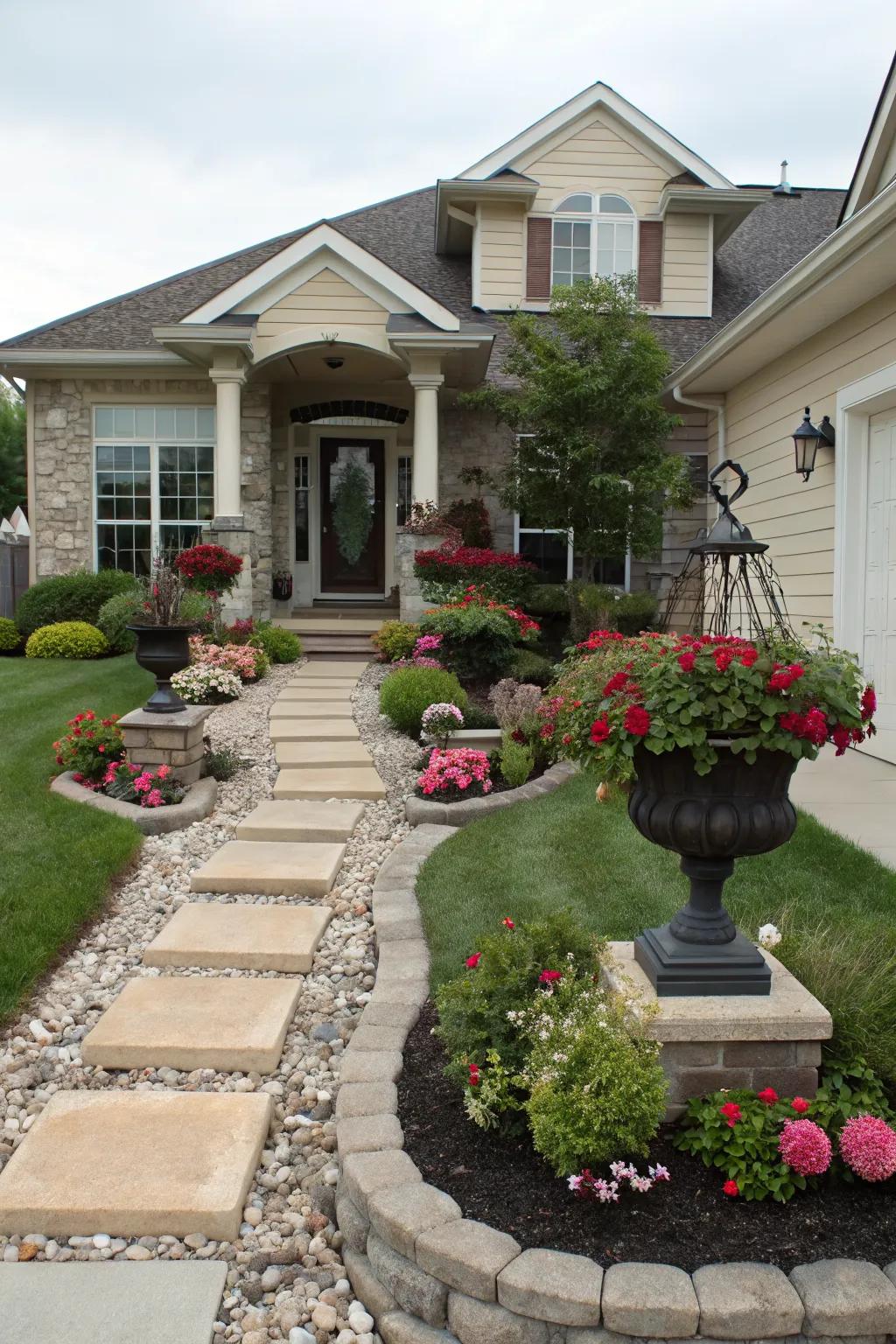 Achieve harmony with symmetry and balance in your design.
