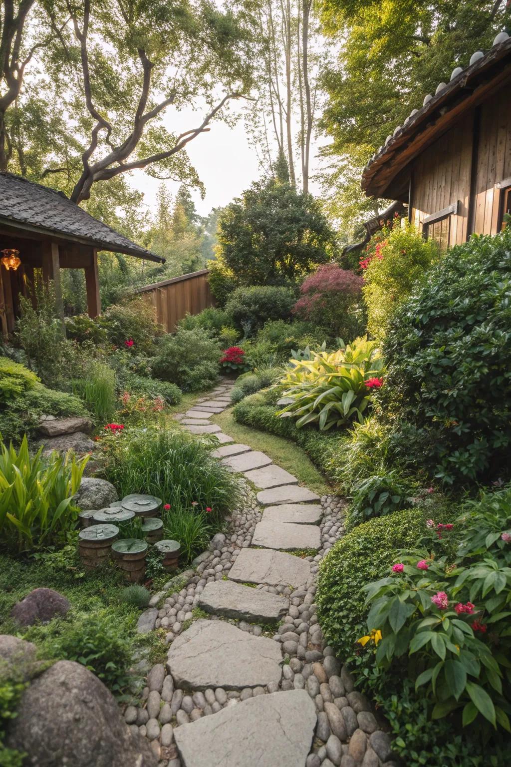 Create structure in your garden with defined pathways.