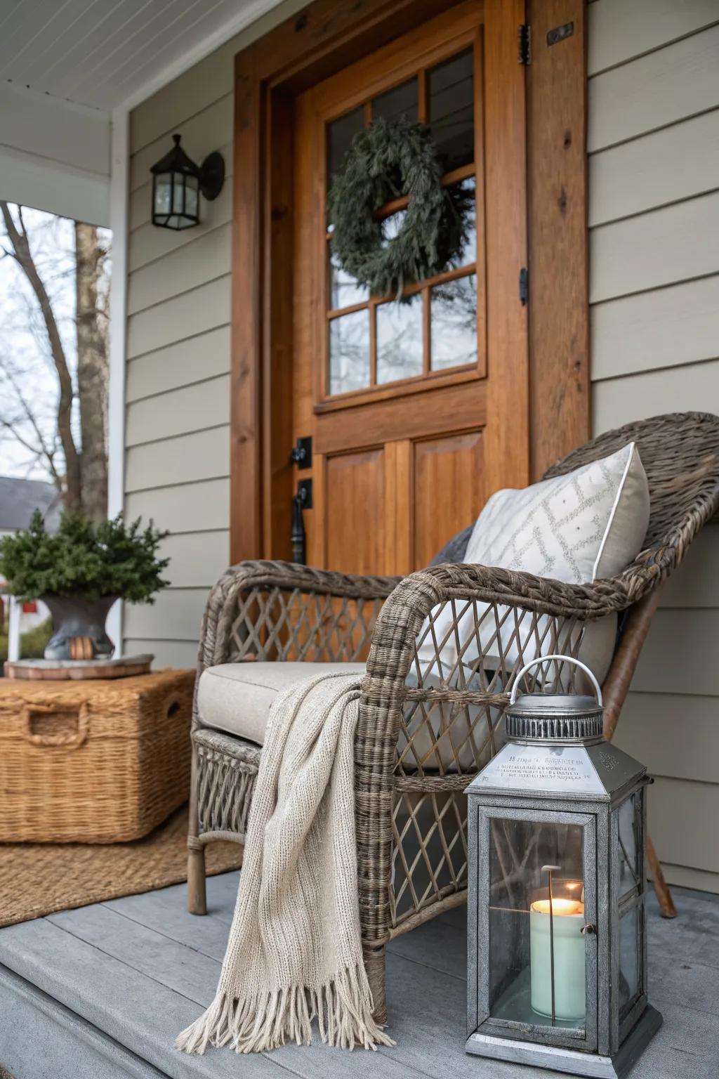 A mix of textures adds visual interest and comfort.