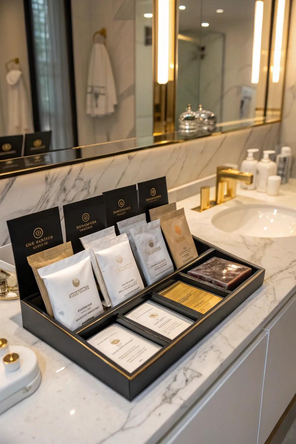 Luxury face masks ready to pamper and rejuvenate the skin.