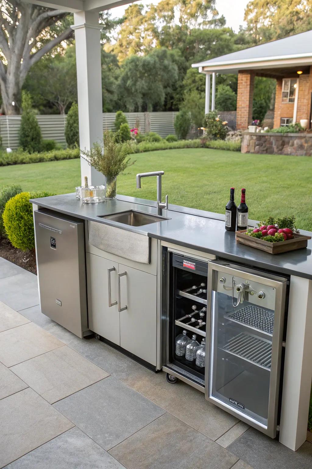 Essential appliances for convenience and style.