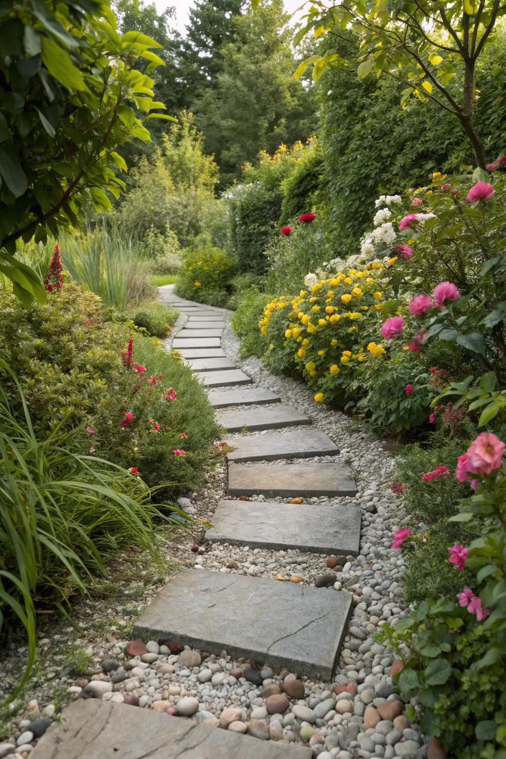 Decorative accents can enhance your path's charm.