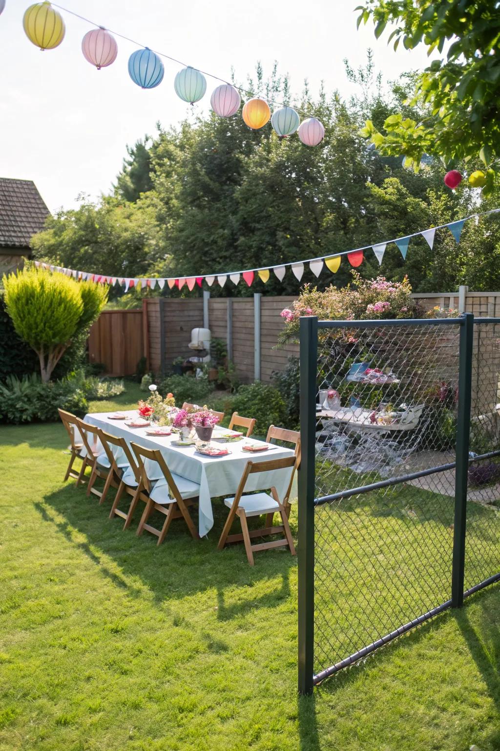 Retractable fencing offers flexibility for temporary needs.