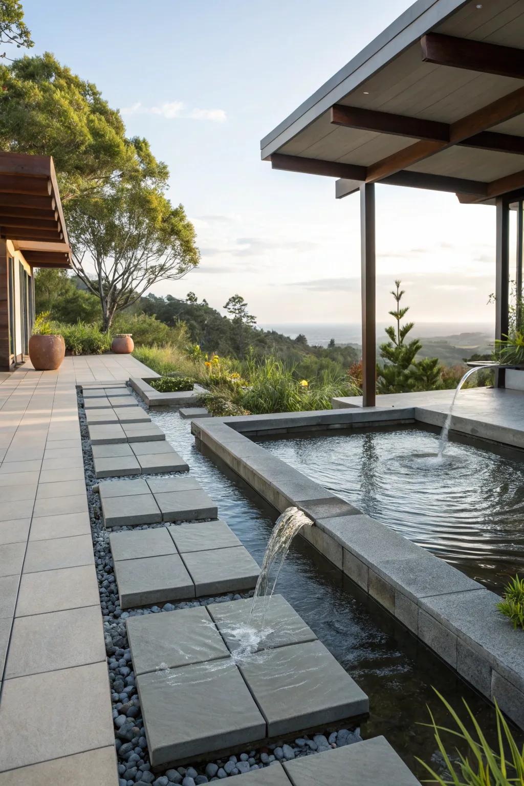 Create a calming oasis with zen-inspired tiles.