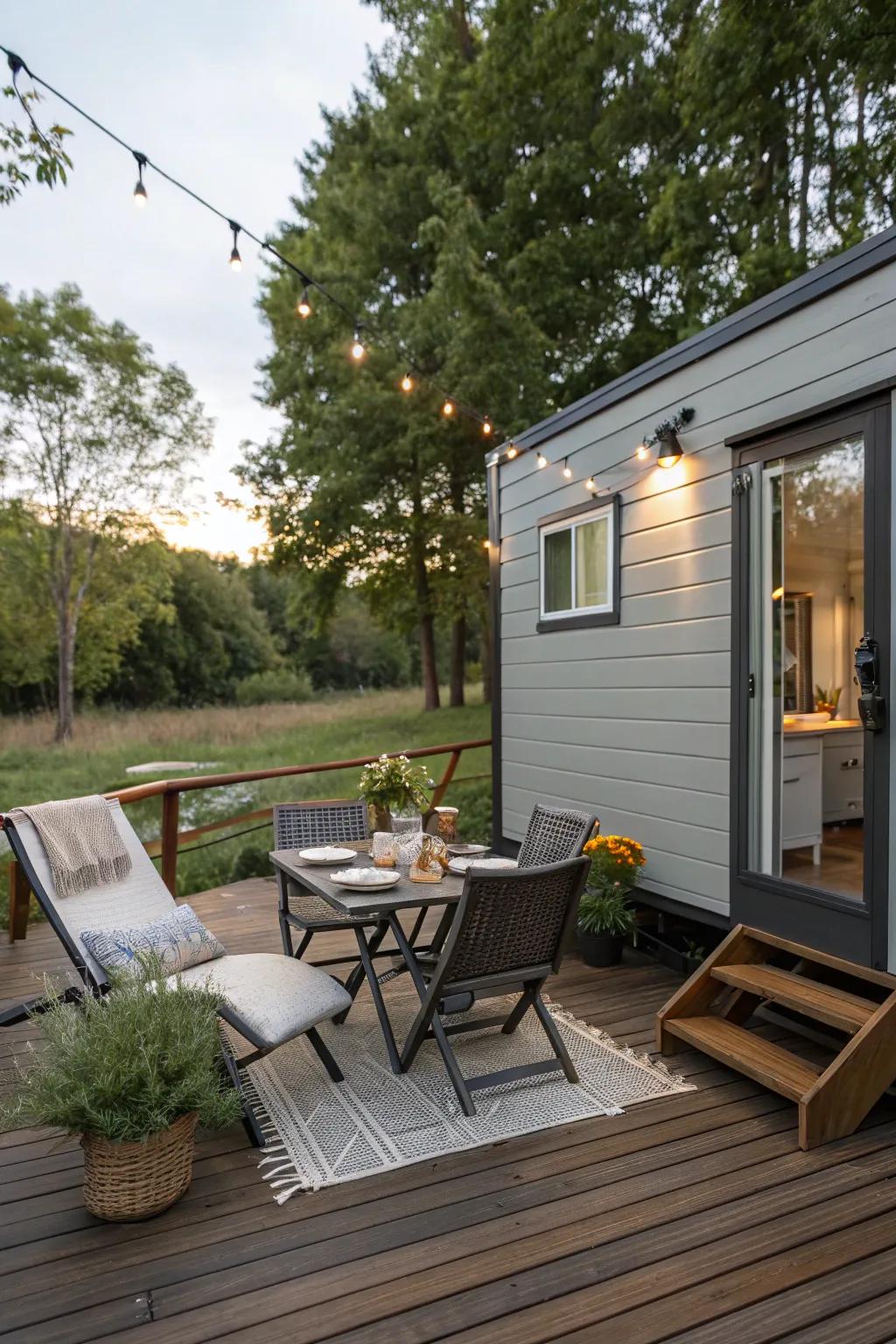 A multi-purpose deck adapts to all your outdoor needs.