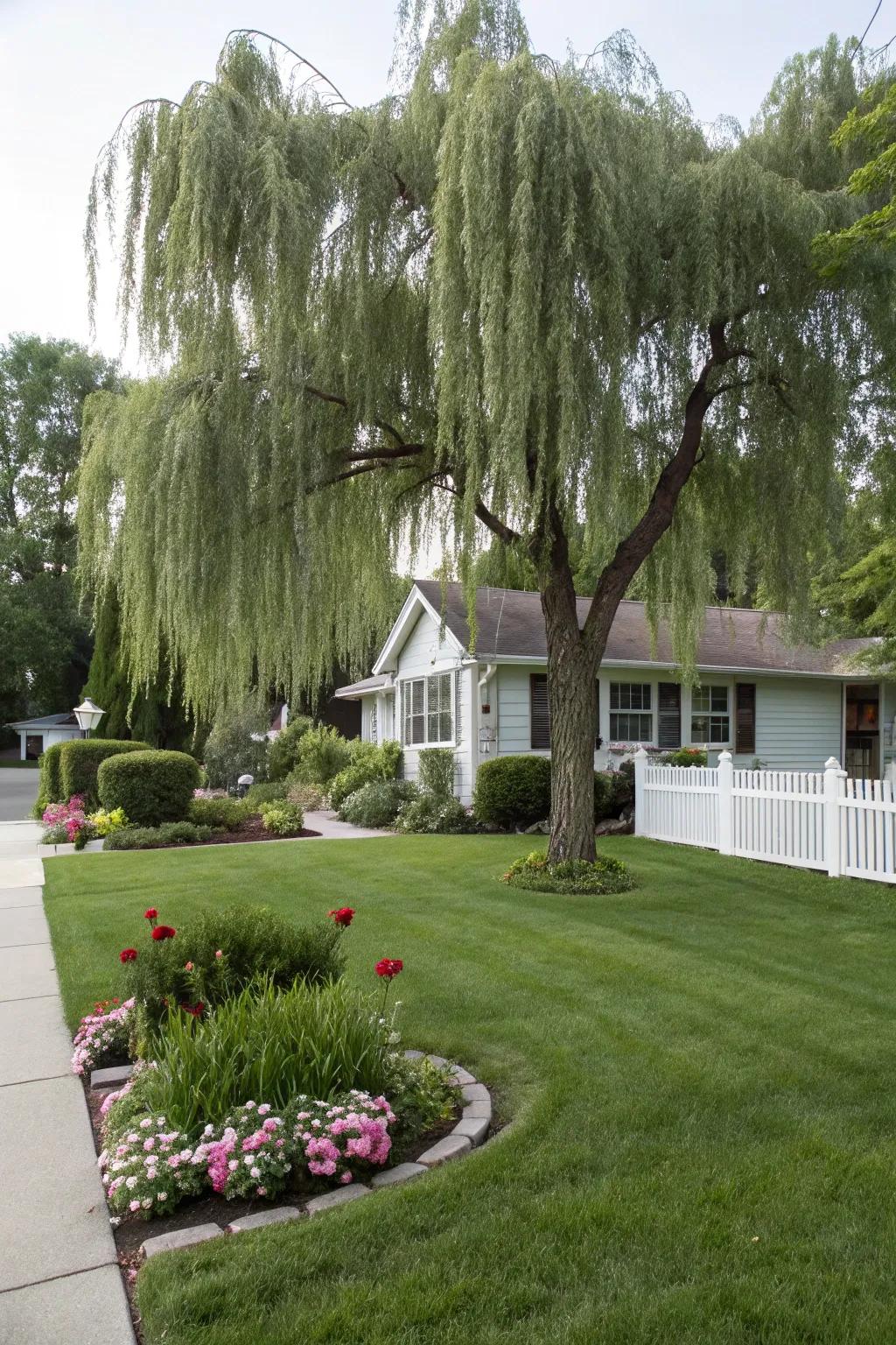 Unusual tree shapes add intrigue and conversation to your yard.