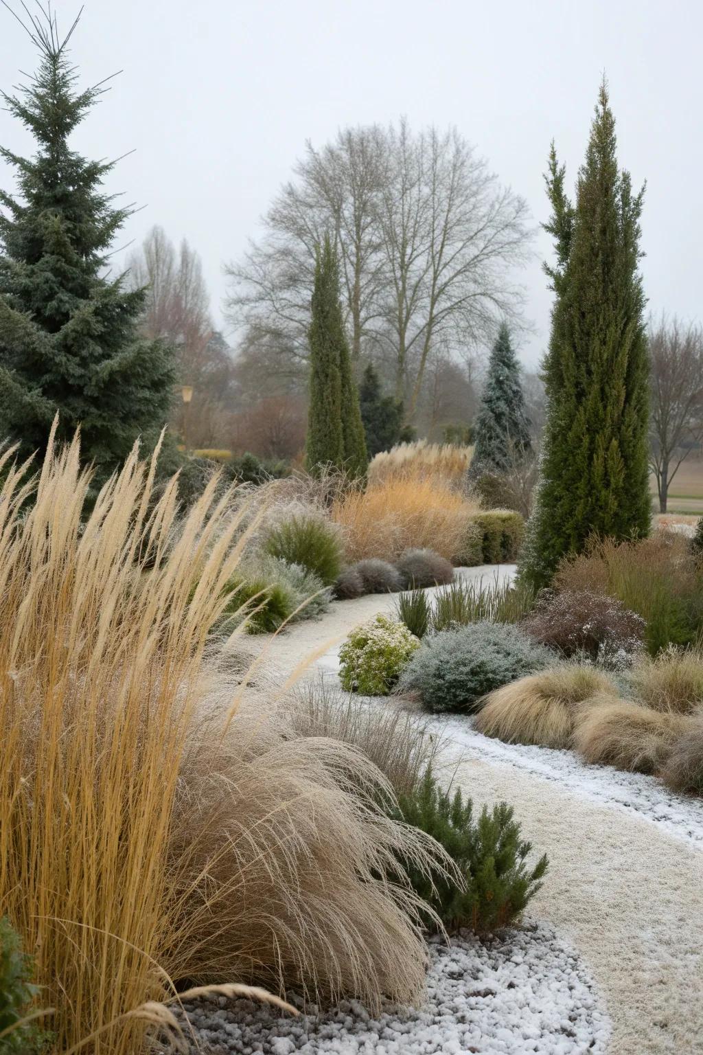 Textured landscapes add depth and interest to your garden.