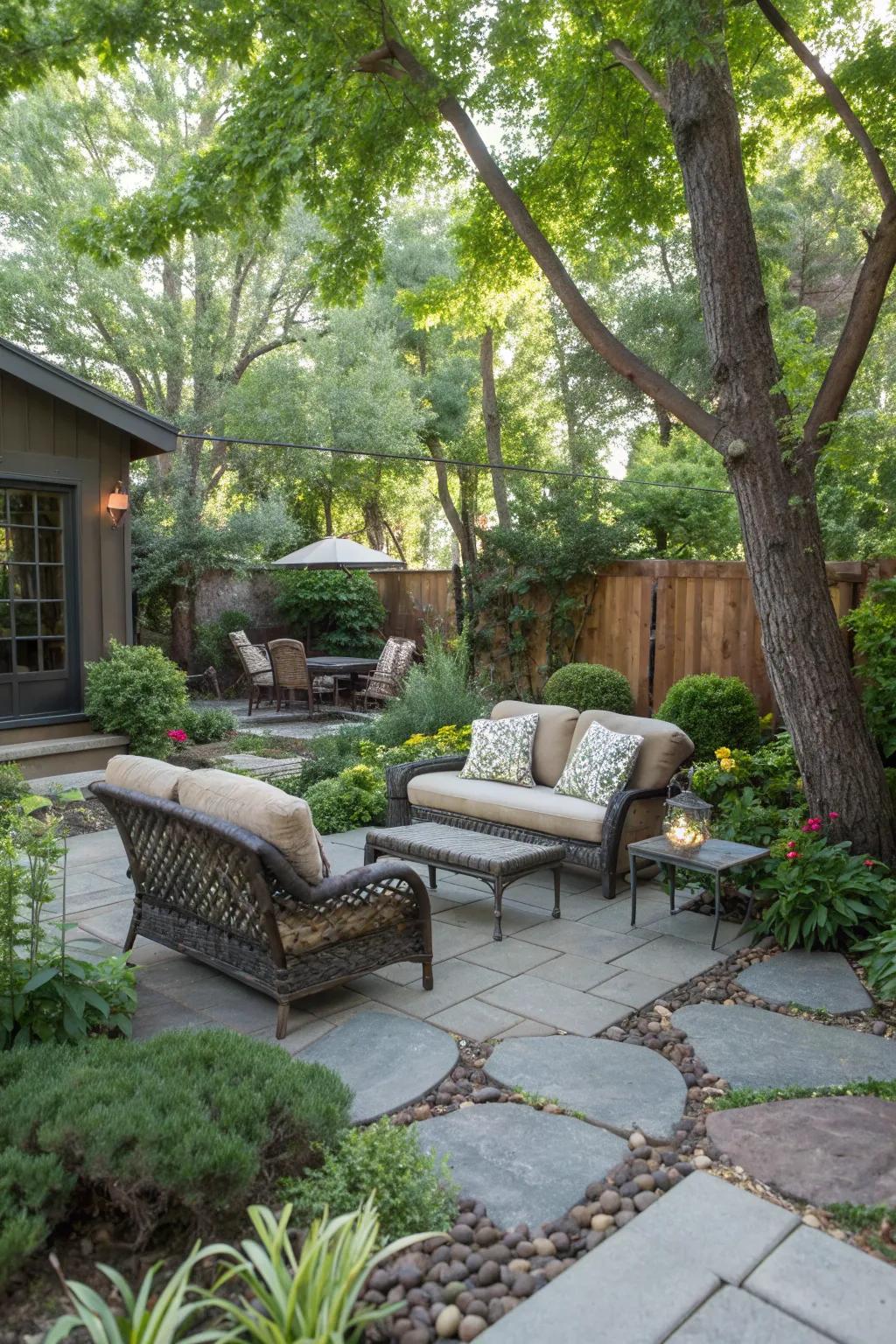 Hardscape features enhance both functionality and beauty in your yard.