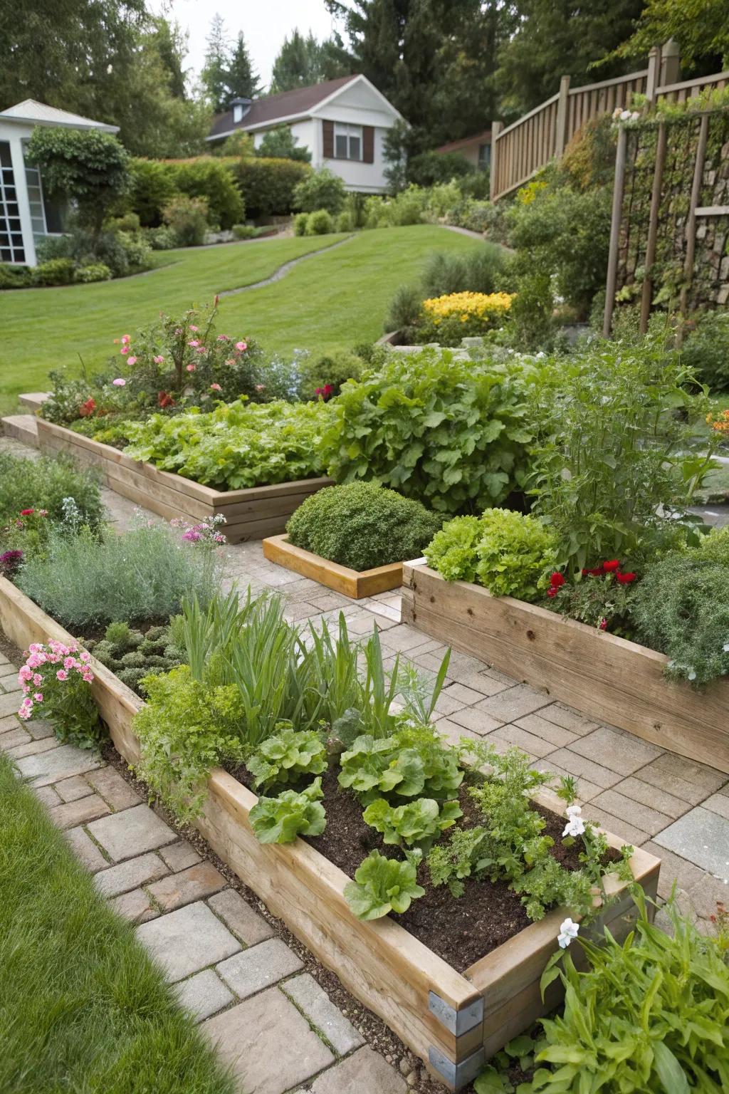 Edible plants offer beauty and a bounty of fresh flavors.