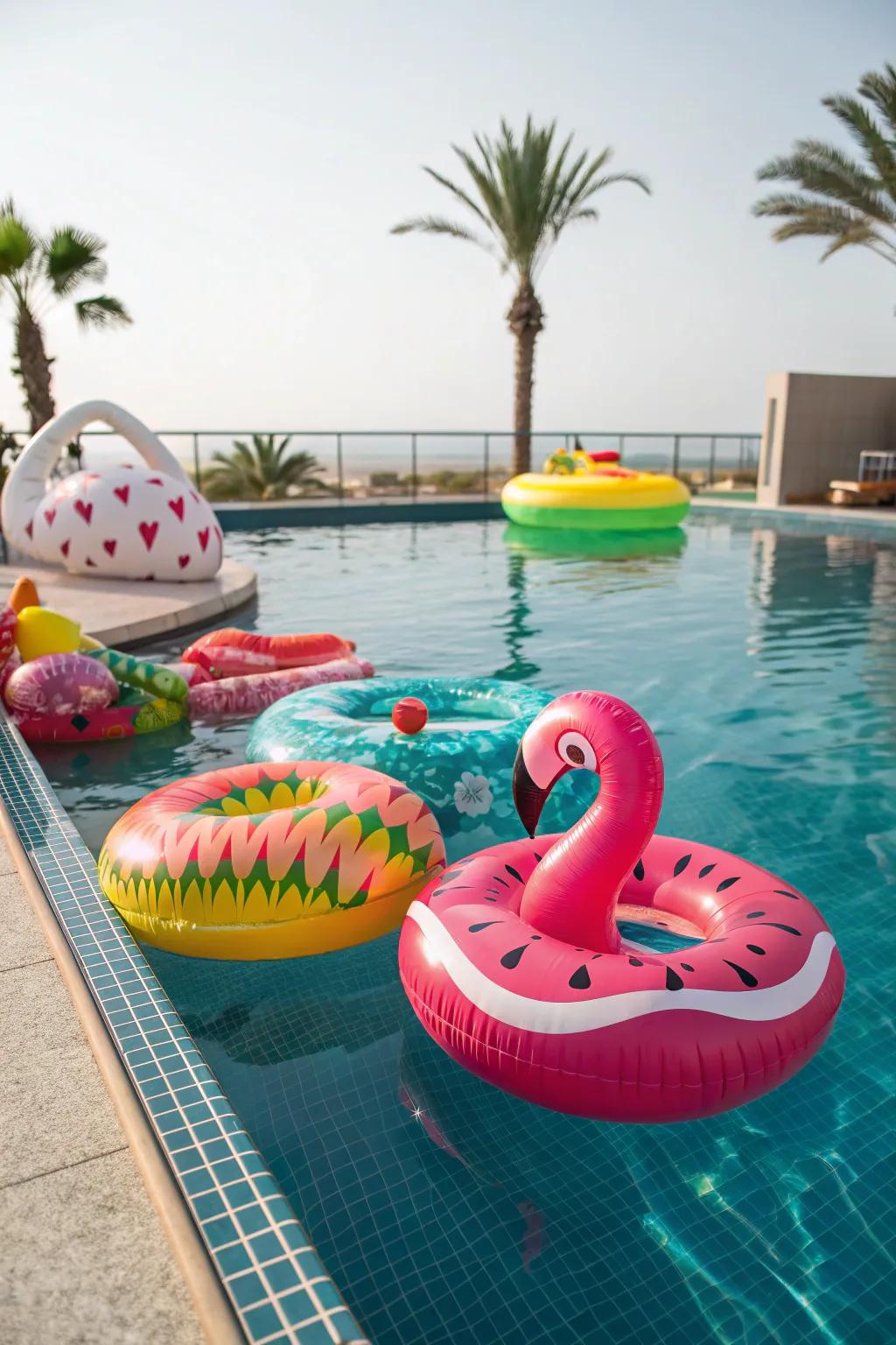 Enjoy sustainable fun with eco-friendly pool floats.