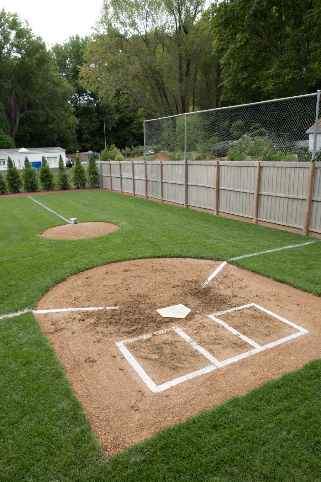 Efficient use of space makes any yard game-ready.