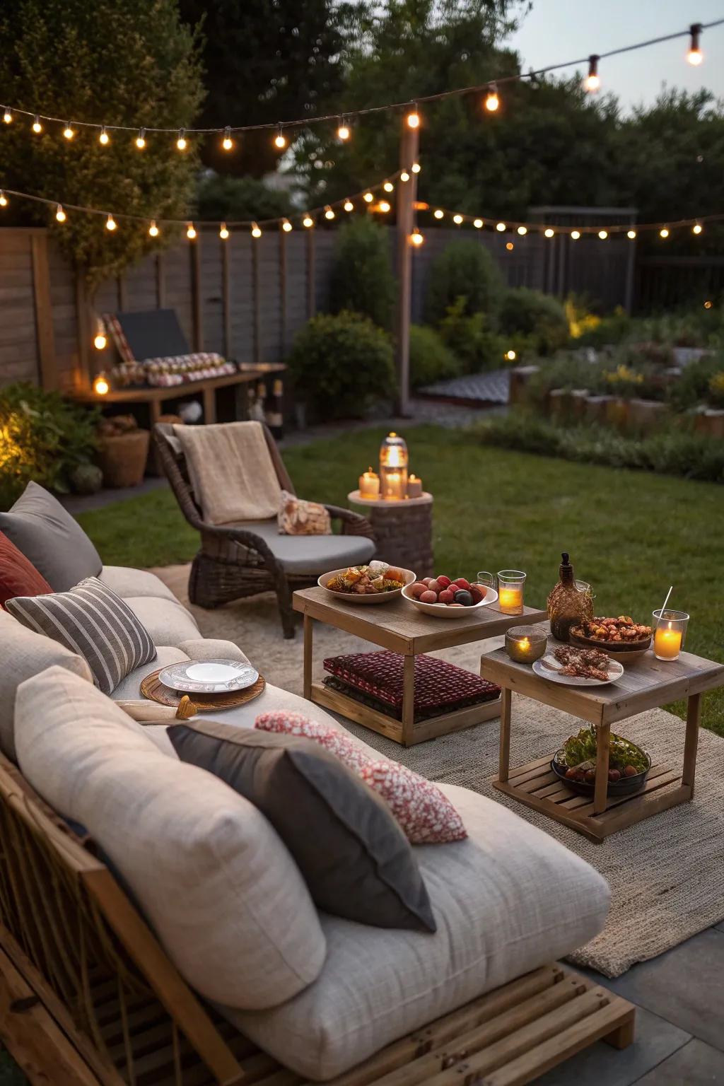 Comfy seating ensures your guests feel at home.
