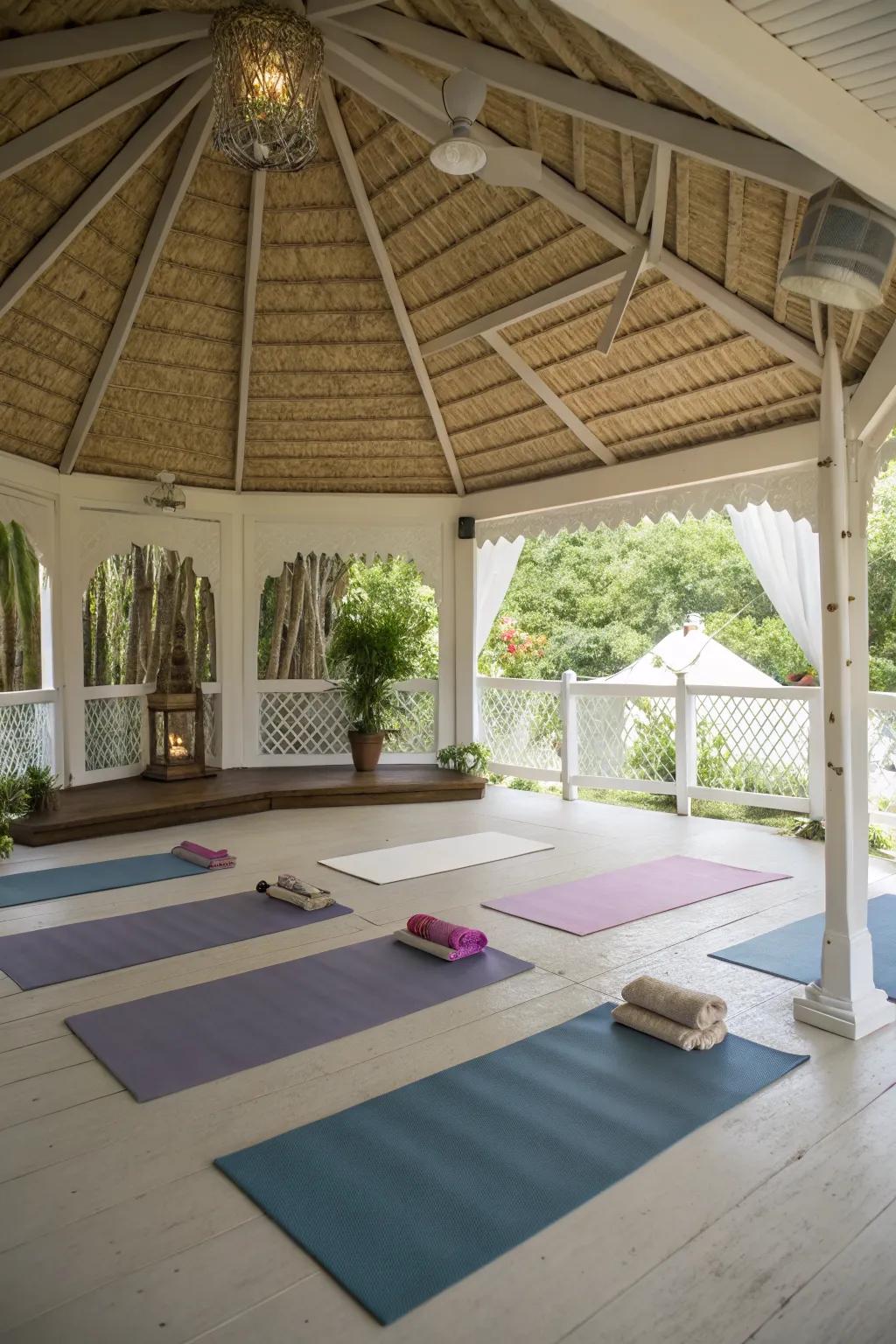 Find tranquility with your own yoga studio.