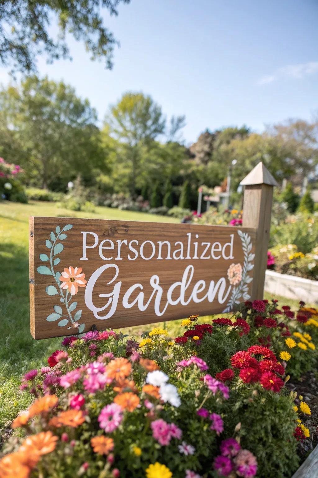 Add a personal touch to any garden space.