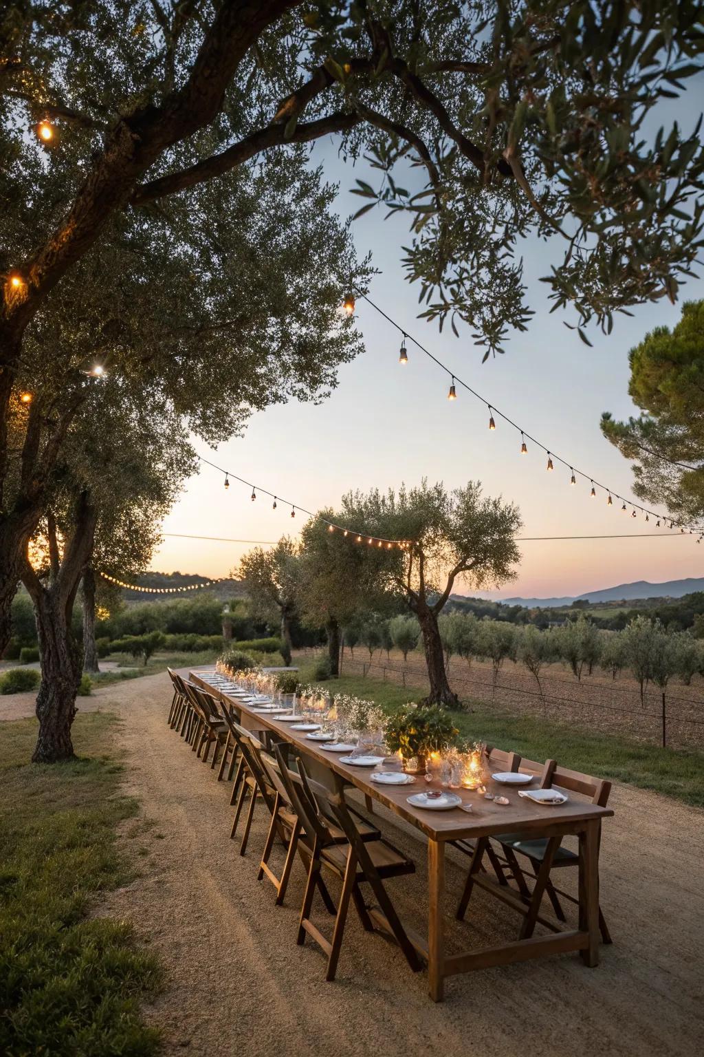 Outdoor dining areas are ideal for family meals and gatherings.