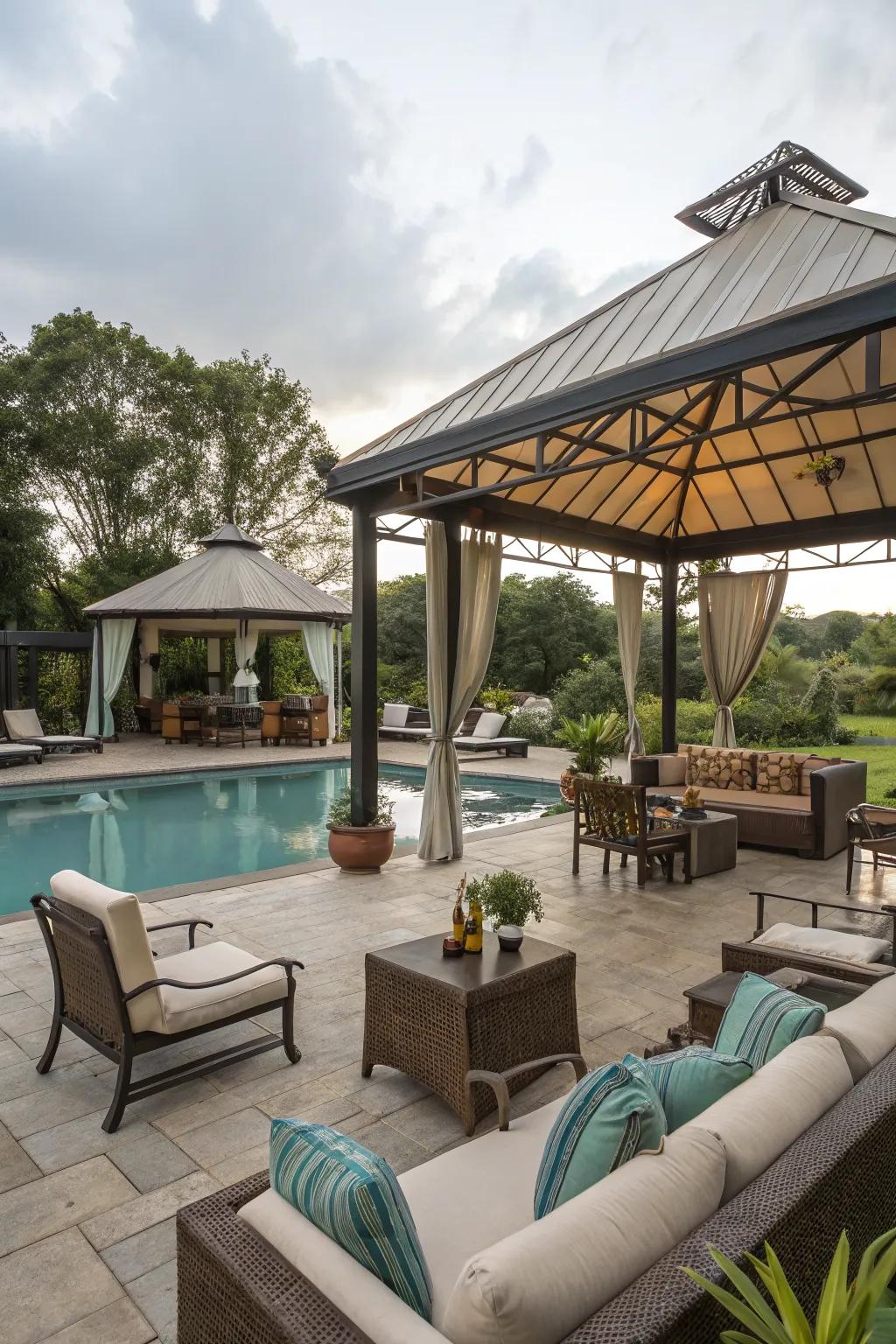 A pavilion that accommodates all your outdoor activities.