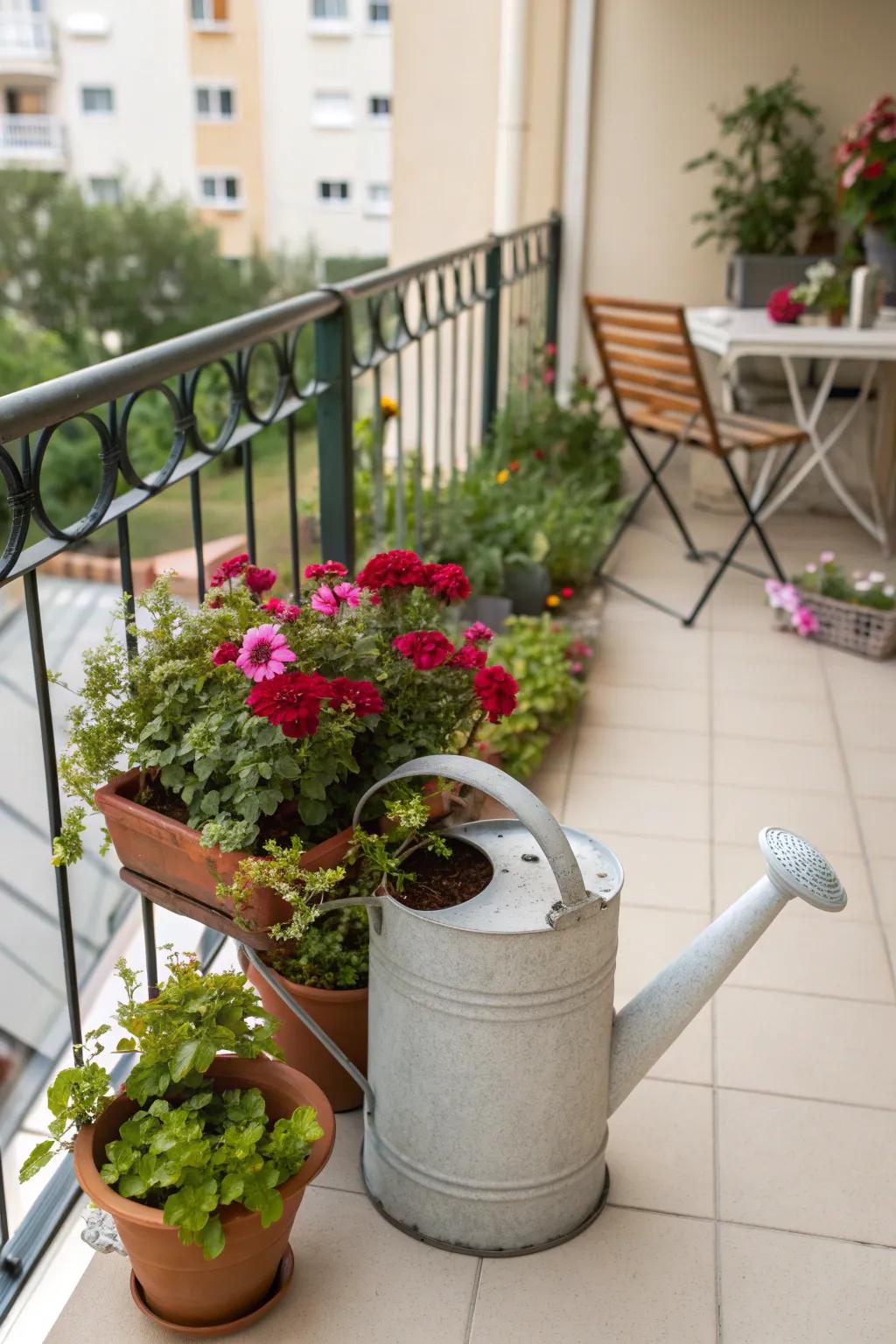 Repurposed containers add unique flair to your garden.