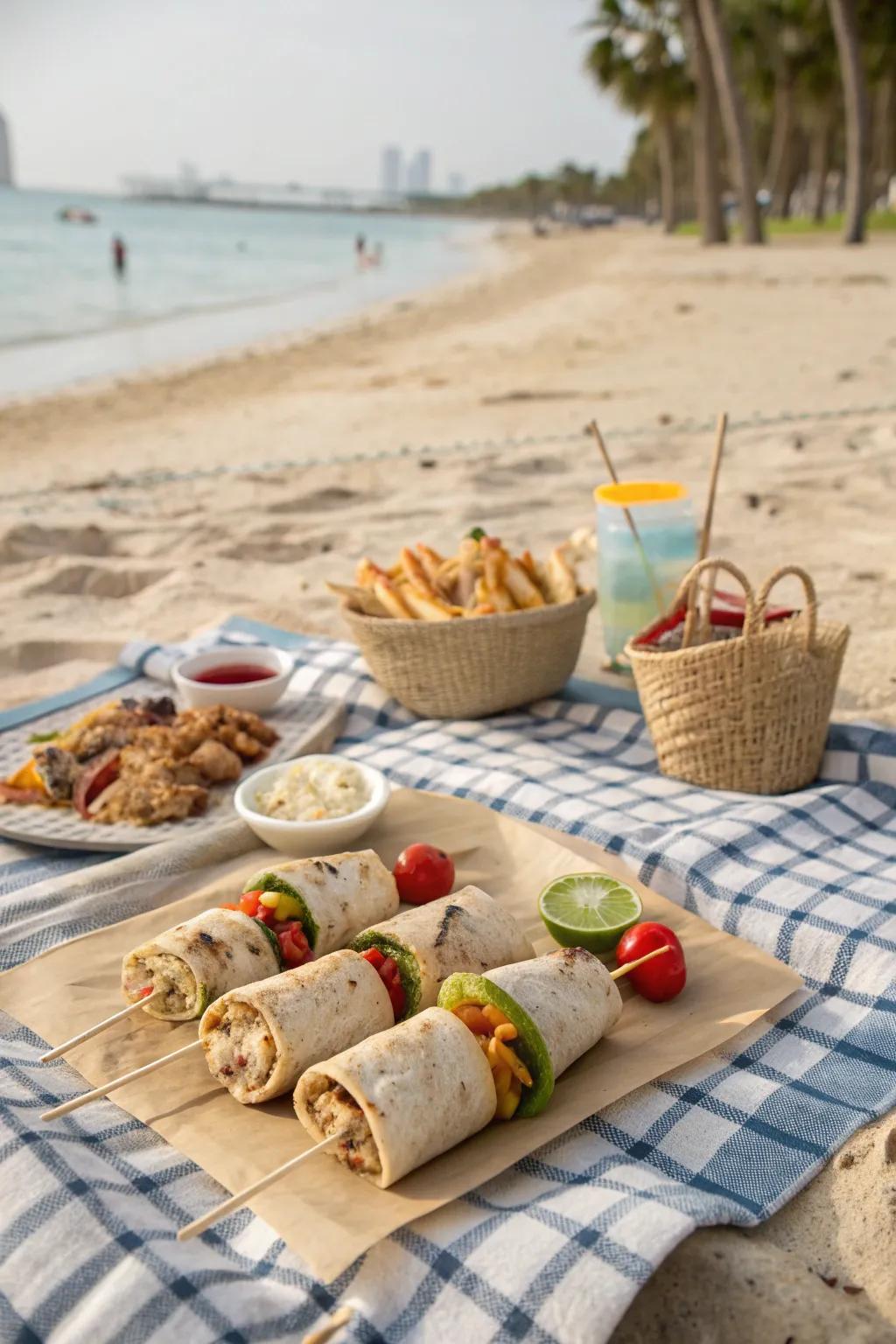 Convenient and delicious, these foods are perfect for a day at the beach.