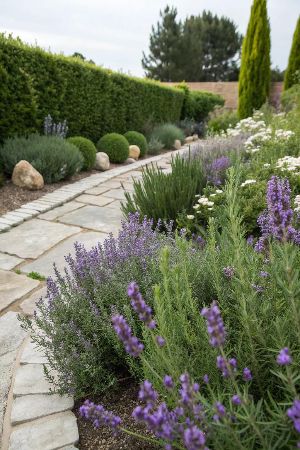 Fragrant herbs attract bees while enhancing your garden.